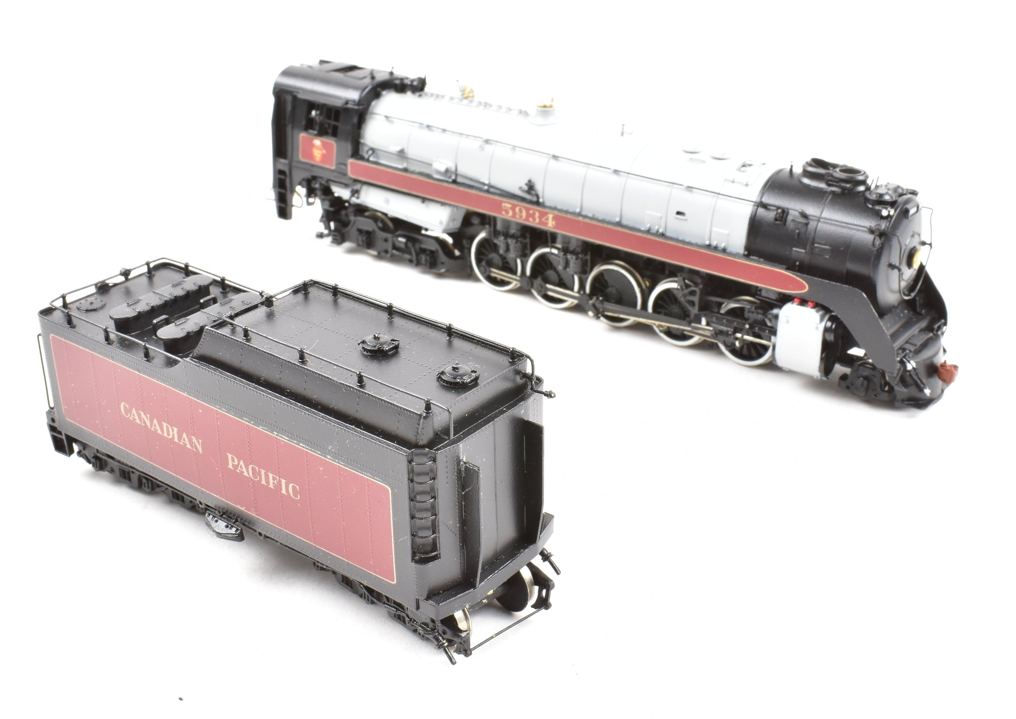 HO Scale Brass Van Hobbies CPR Canadian Pacific Railway T-1c 2-10-4 Selkirk Custom Painted Model