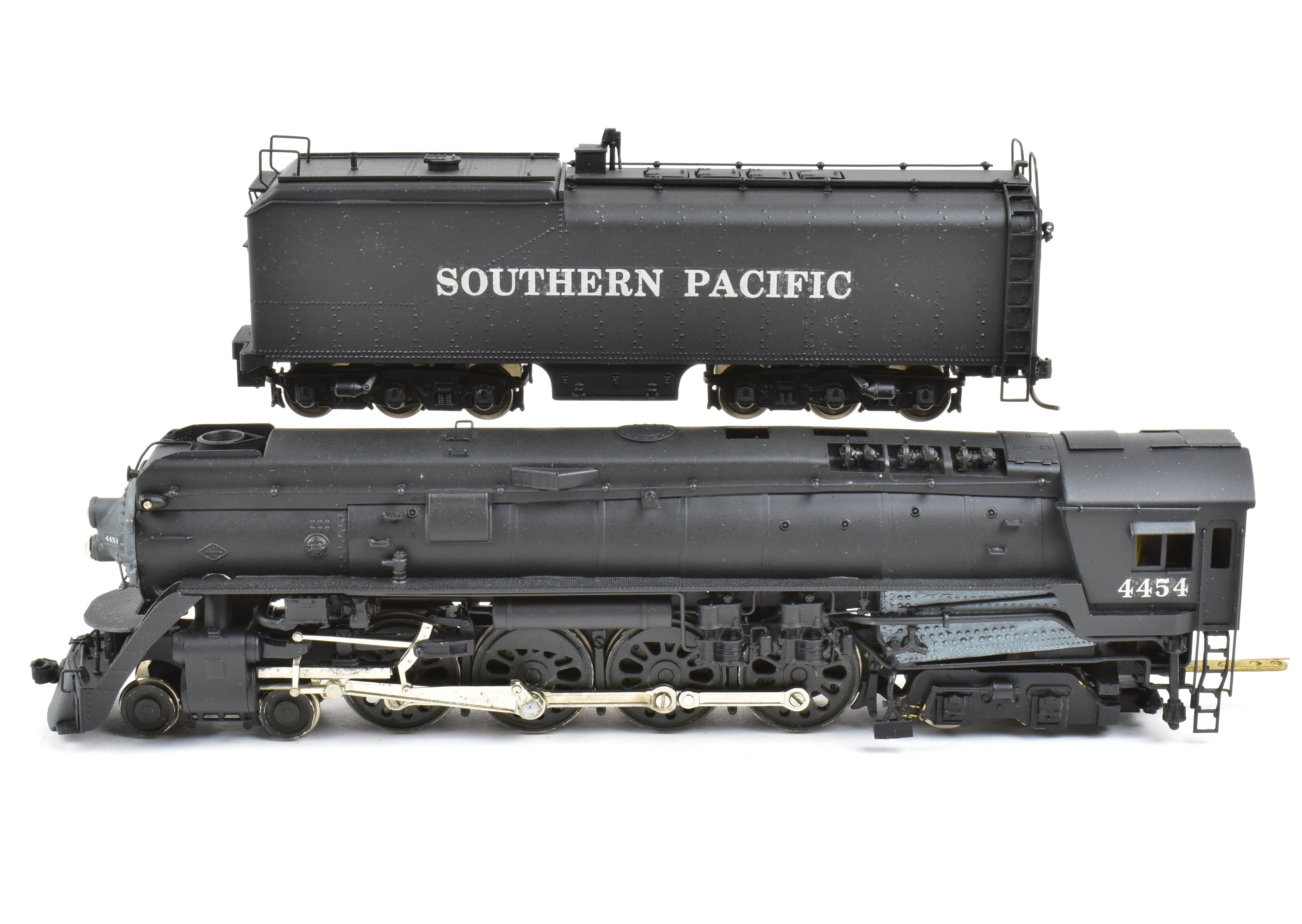 HO Scale Brass Model Train - Balboa SP Southern Pacific GS - 4 4 - 8 - 4 De - Skirted and Custom Painted Locomotive No. 4454