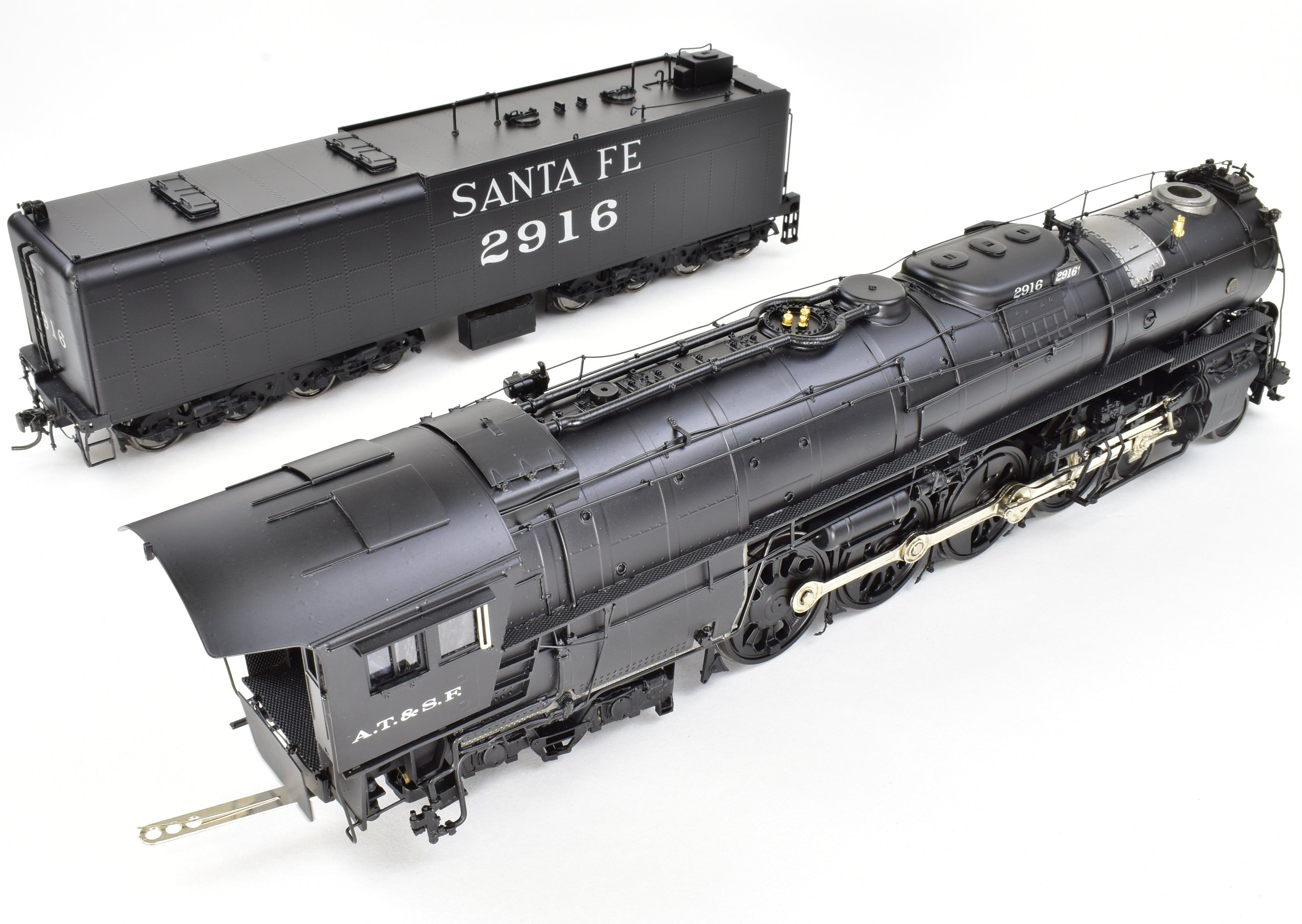 O Scale Brass Sunset Models ATSF - Santa Fe 2900 Class 4-8-4 Factory Painted Locomotive