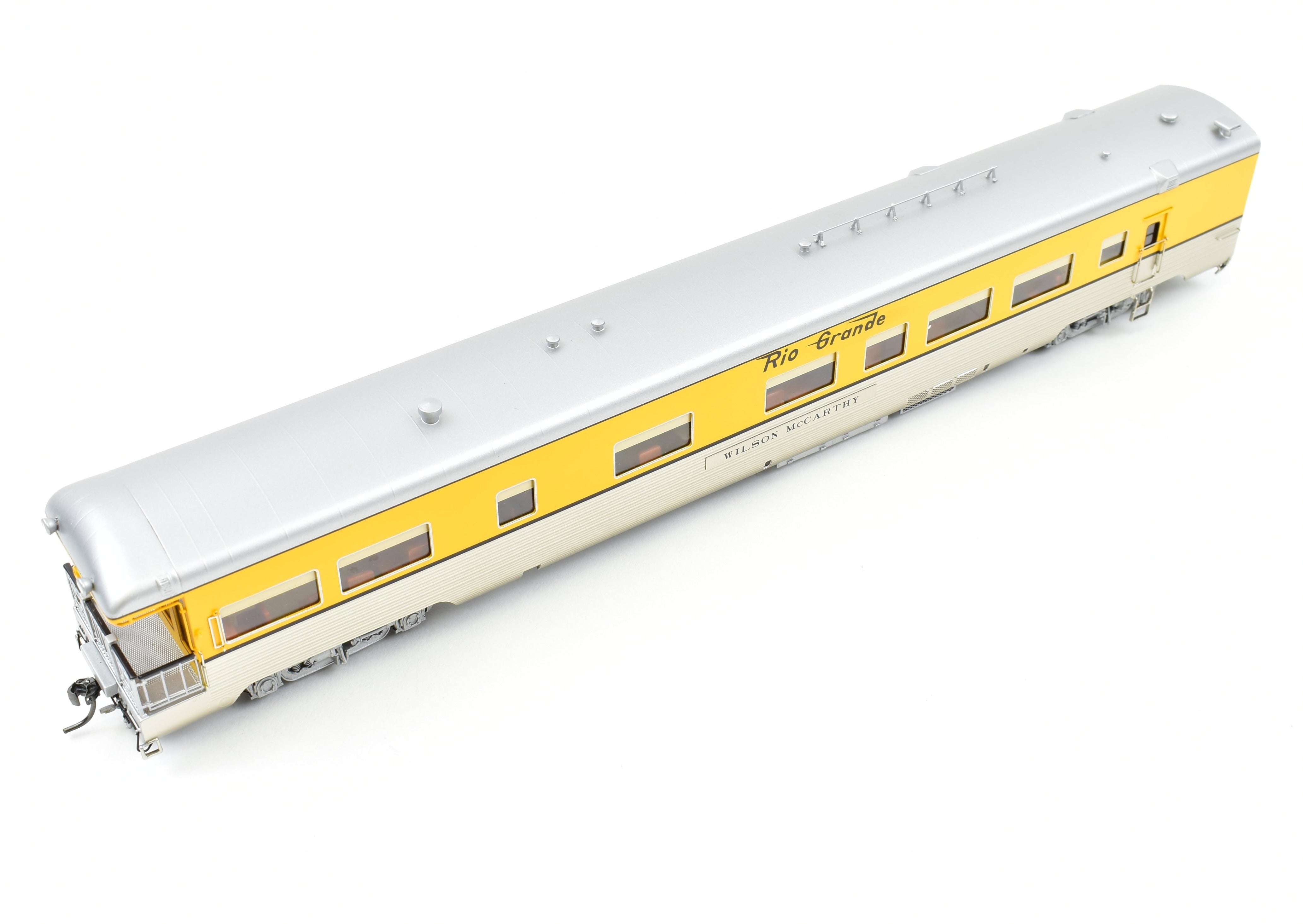 HO Scale Brass Colorado Division Point Denver & Rio Grande Western Lightweight Business Car Wilson McCarthy Factory Painted Model Train