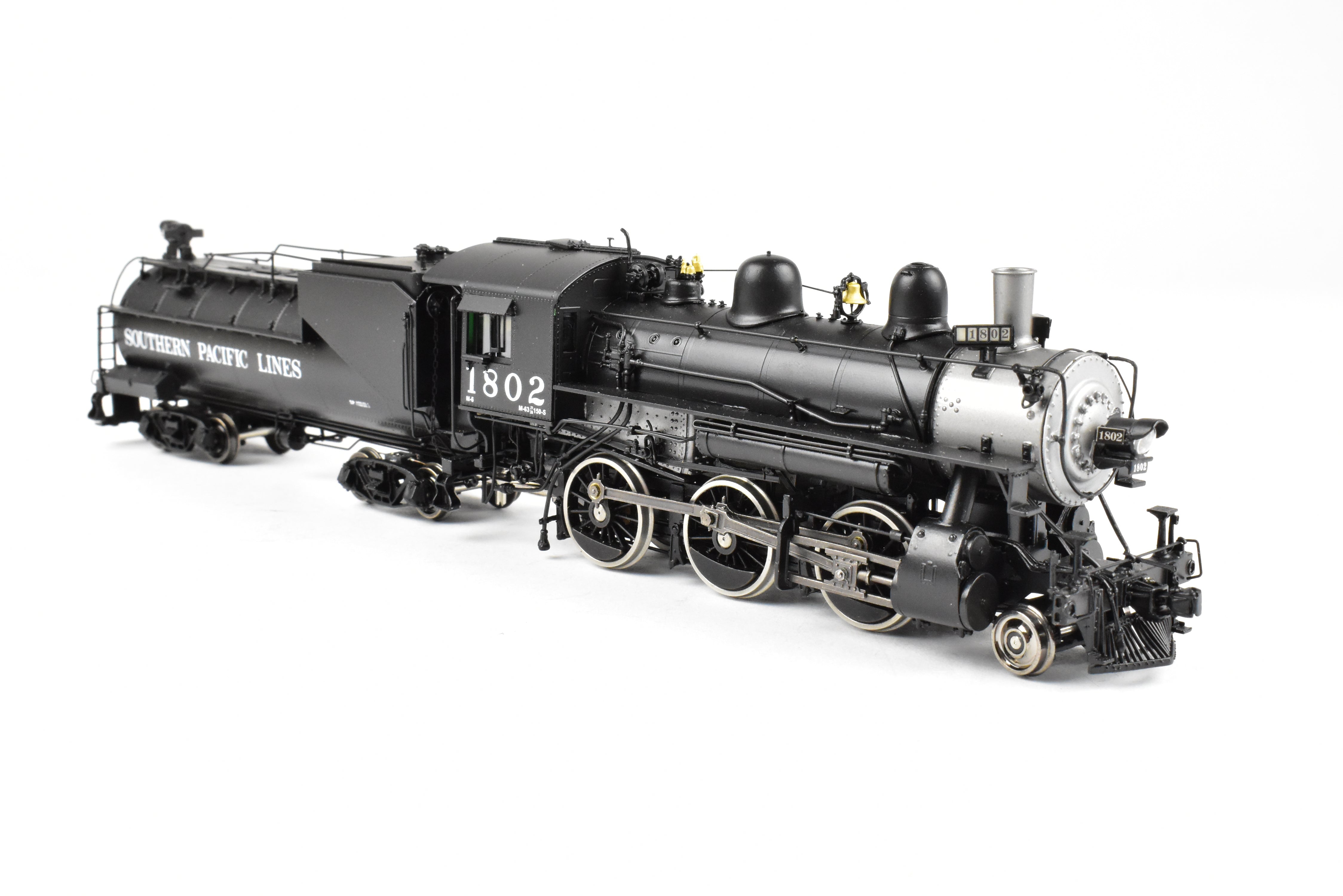 HO Scale Brass Precision Scale Co. Southern Pacific M - 6 Class 2 - 6 - 0 Factory Painted Locomotive No. 1802