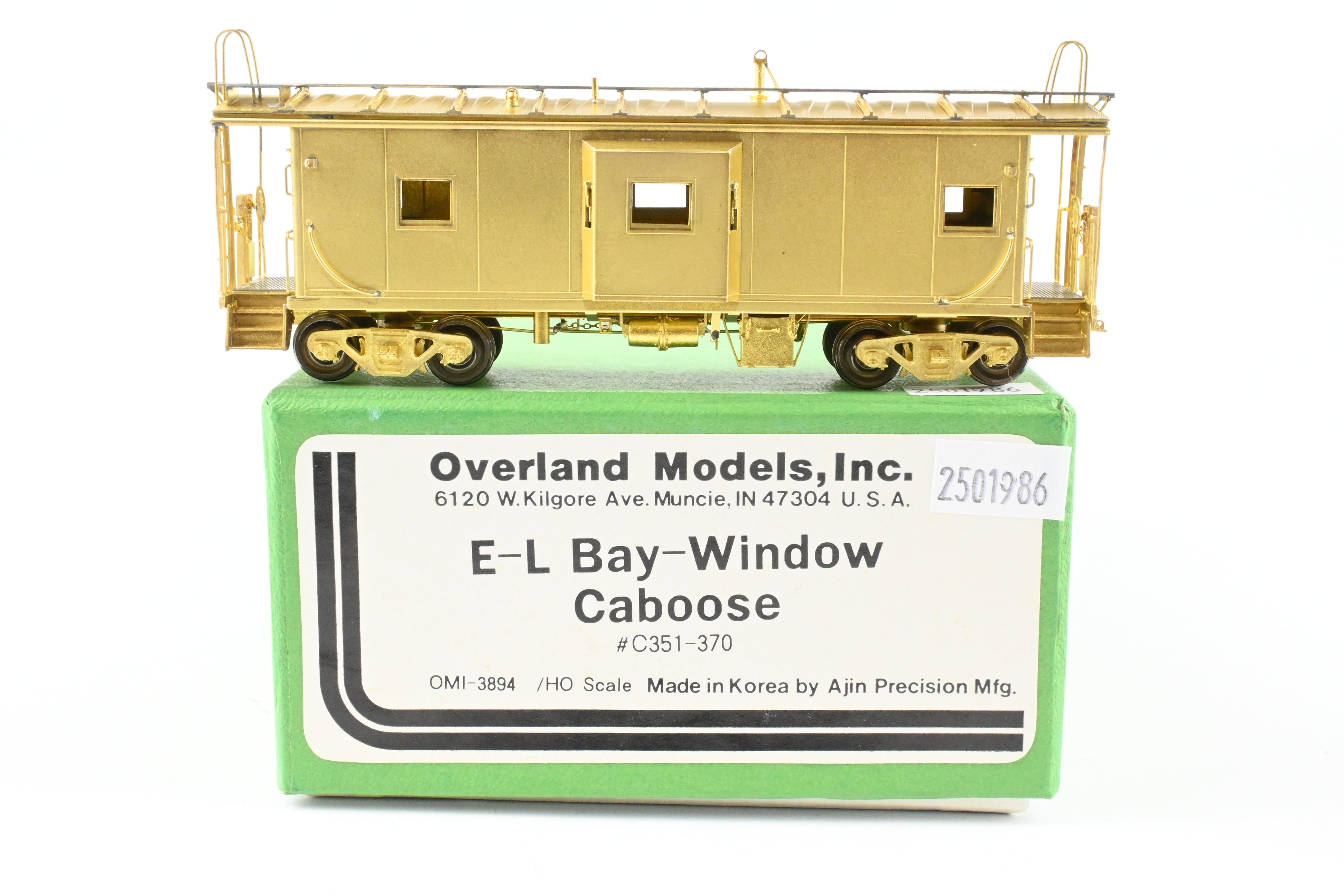 HO Scale Brass Erie Lackawanna Bay Window Caboose Models #C351 - C370 by Overland Models, Inc. (OMI)