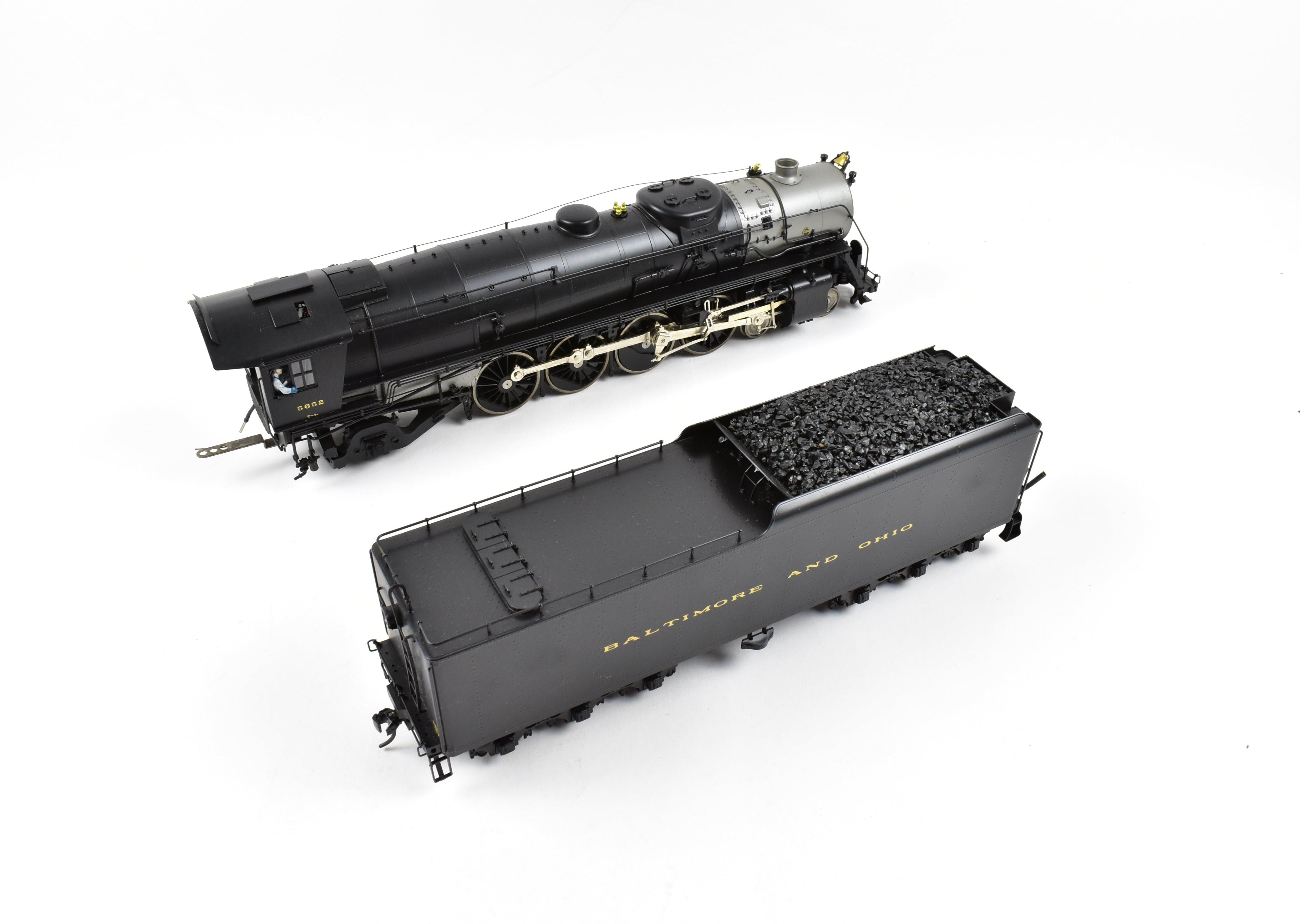 O Scale Brass Model Train - Sunset Models B&O Baltimore and Ohio T4A 4-8-2 FP Locomotive #5652