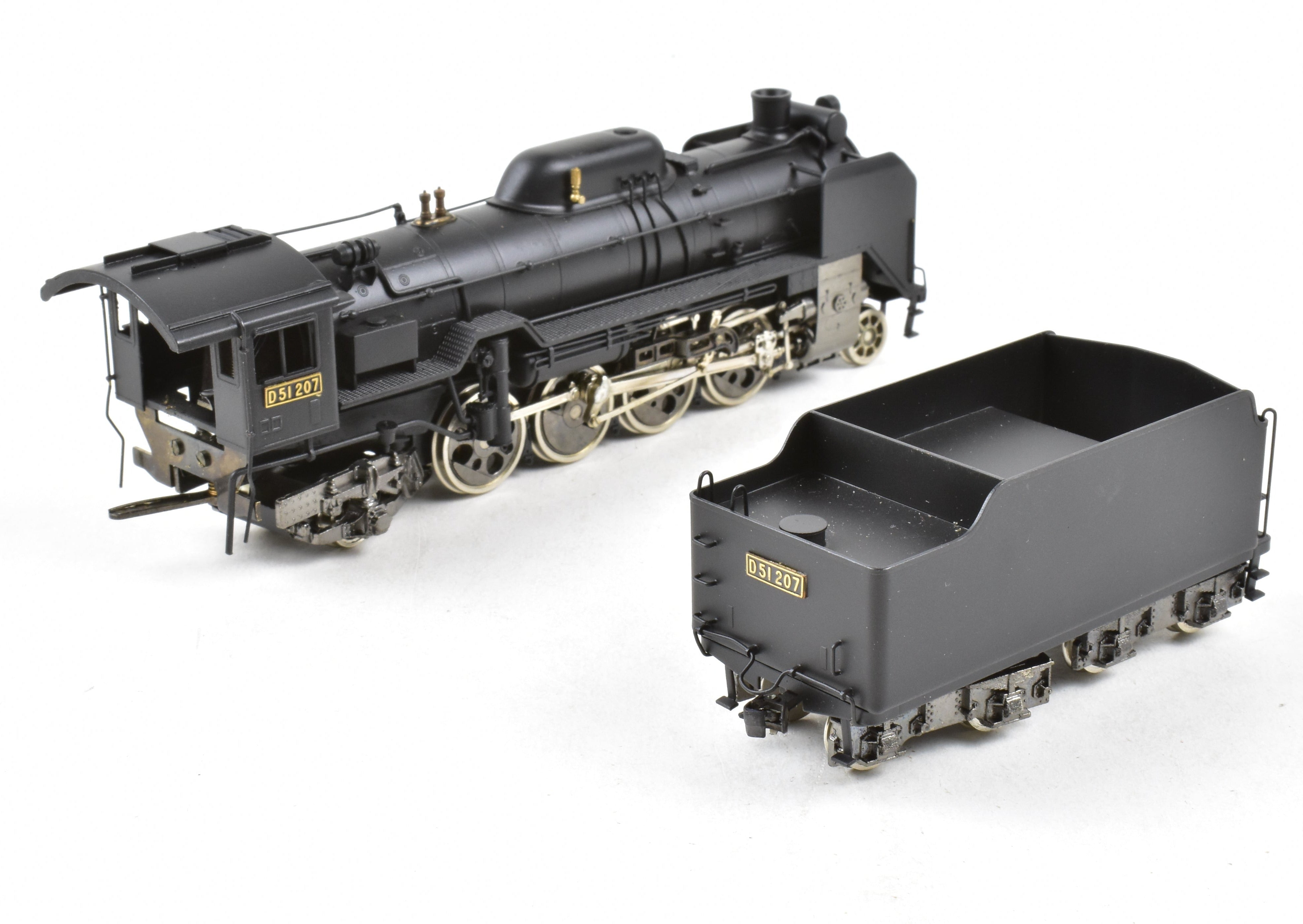 1/80 J-Scale Brass KTM Katsumi JNR D51 2-8-2 FP Model Train