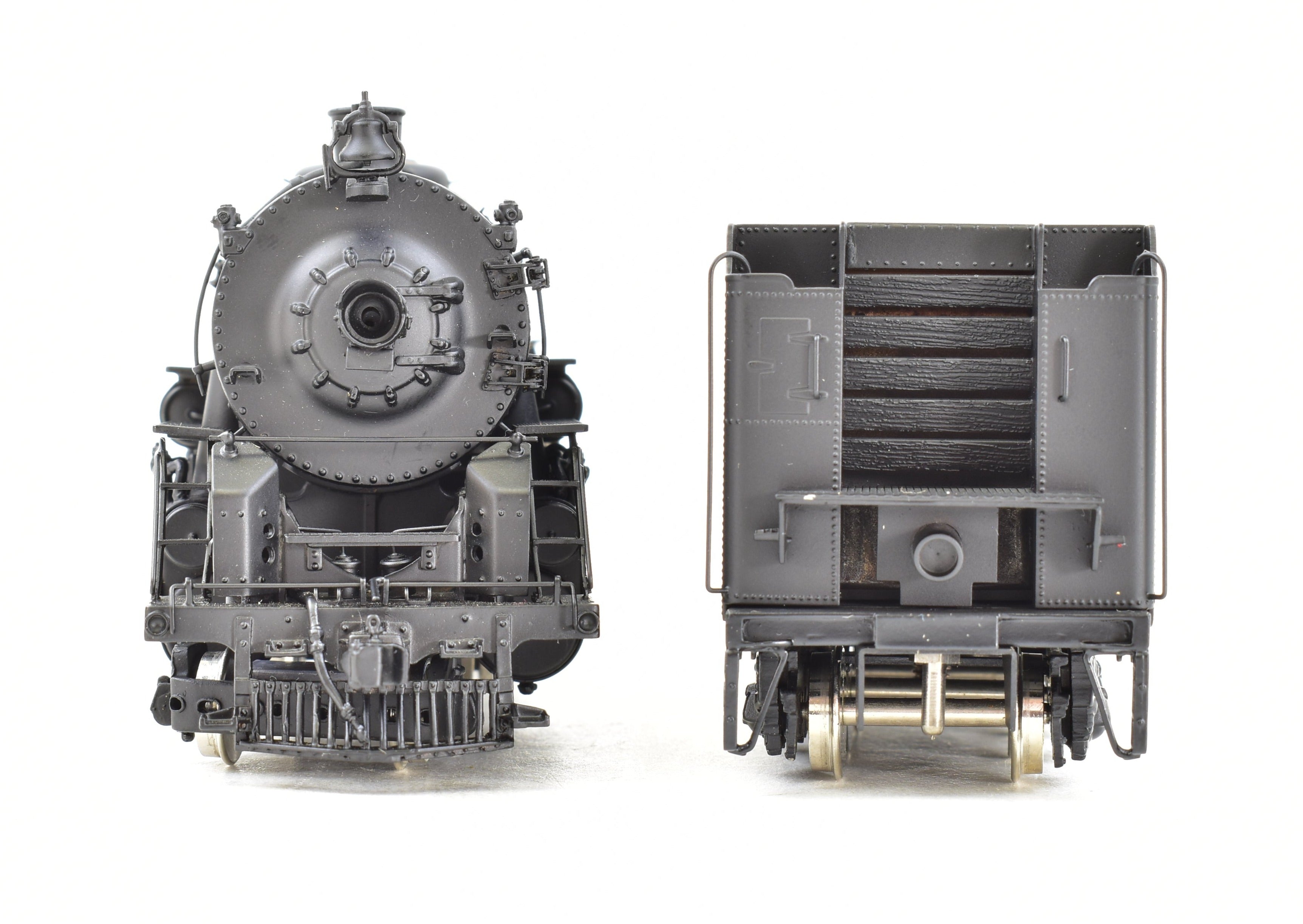 HO Scale Brass Model Train - Oriental Limited Erie Railroad S - 3 2 - 8 - 4 Locomotive with Spoked Drivers and FP Features