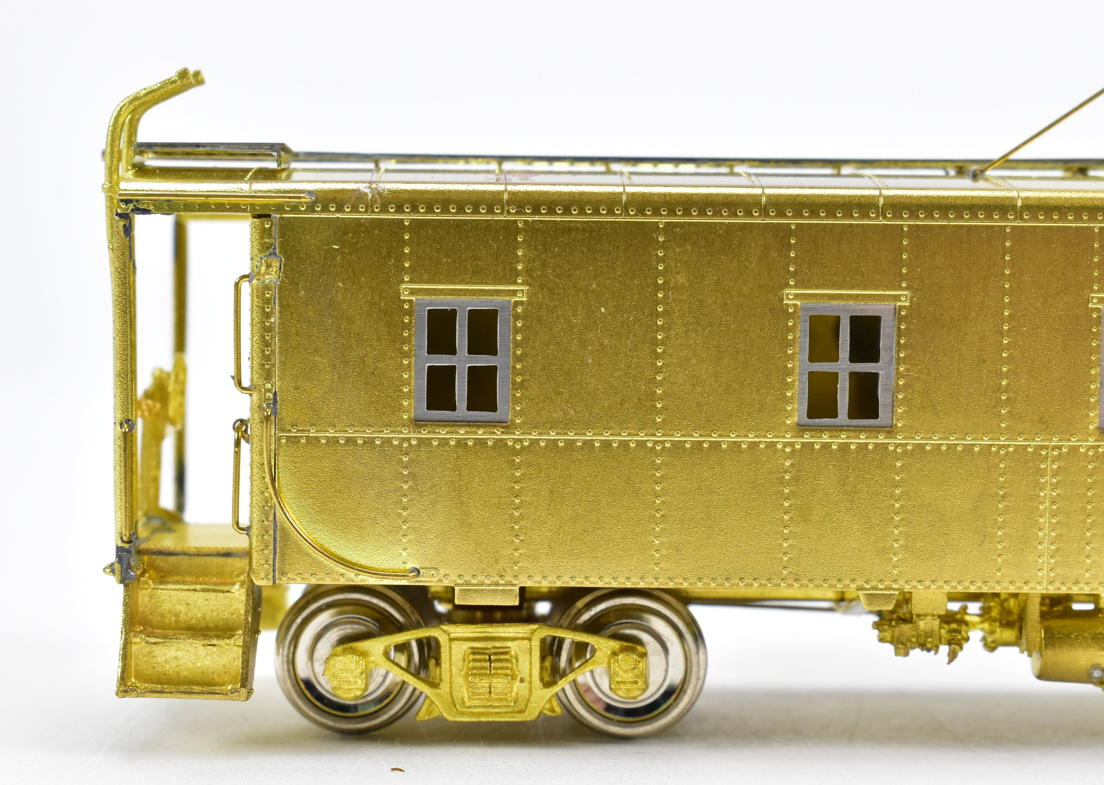 HO Scale Brass Model Train Caboose by Overland Models, Inc. - Representing Denver & Rio Grande Western 1400 Series Steel Caboose
