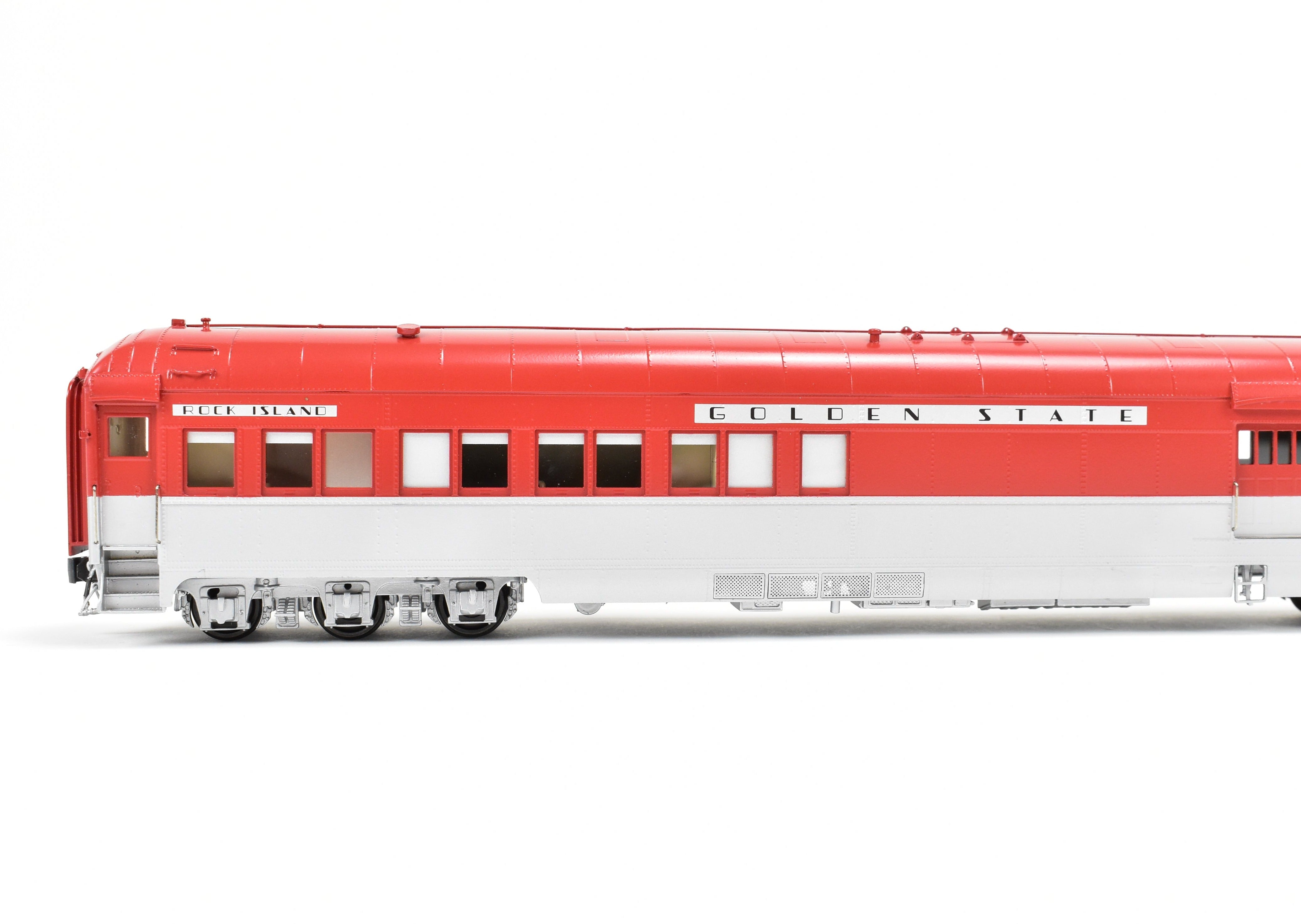 HO Scale Brass Challenger Imports CRI&P/SP 10-Car Passenger Train Set Factory Painted - Incomplete, Rock Island and Southern Pacific Golden State Edition