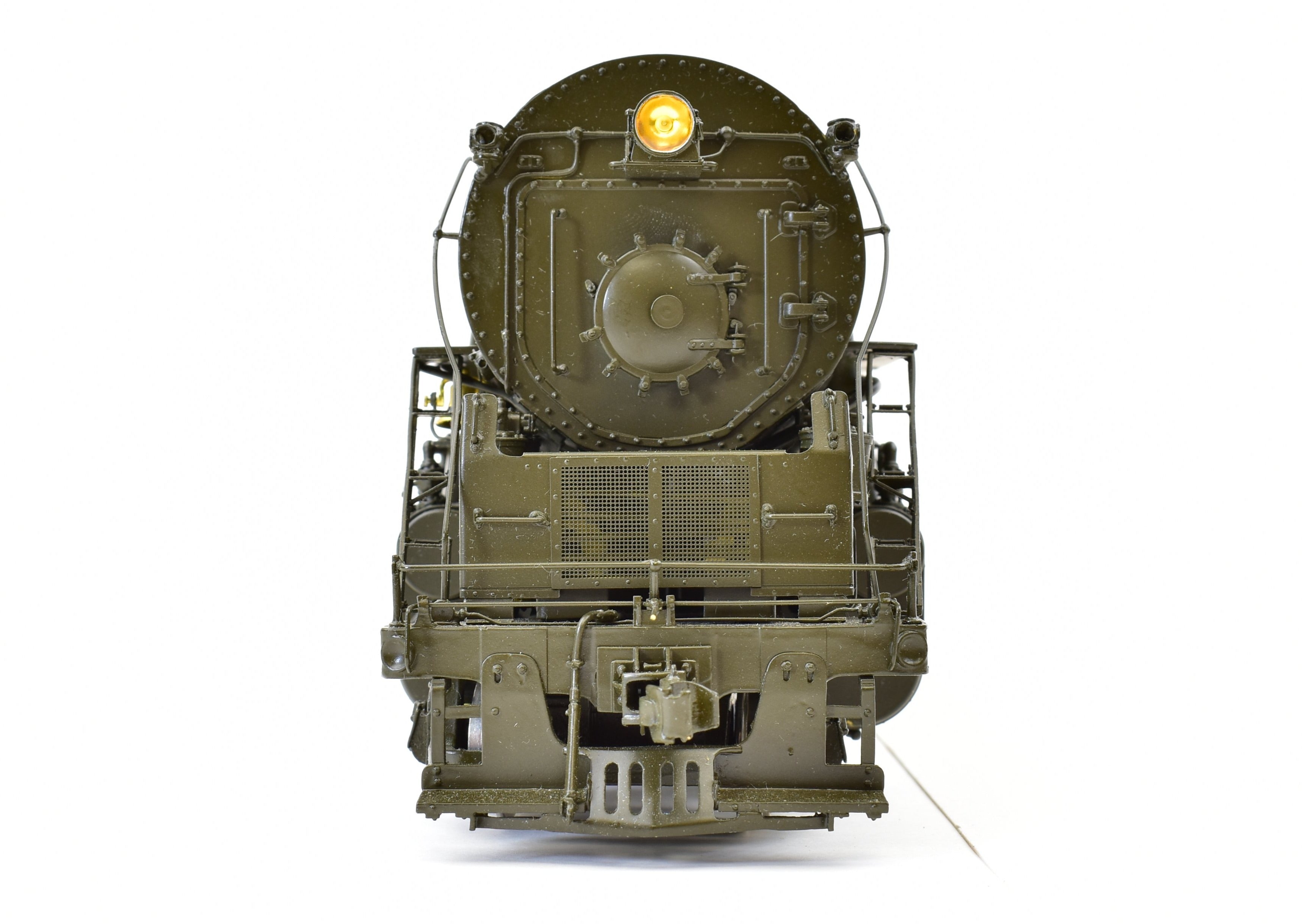 O Scale Brass Model Train - Overland Models, Inc. Pittsburgh & Lake Erie A-2 2-8-4 Factory Painted by Ajin in Korea