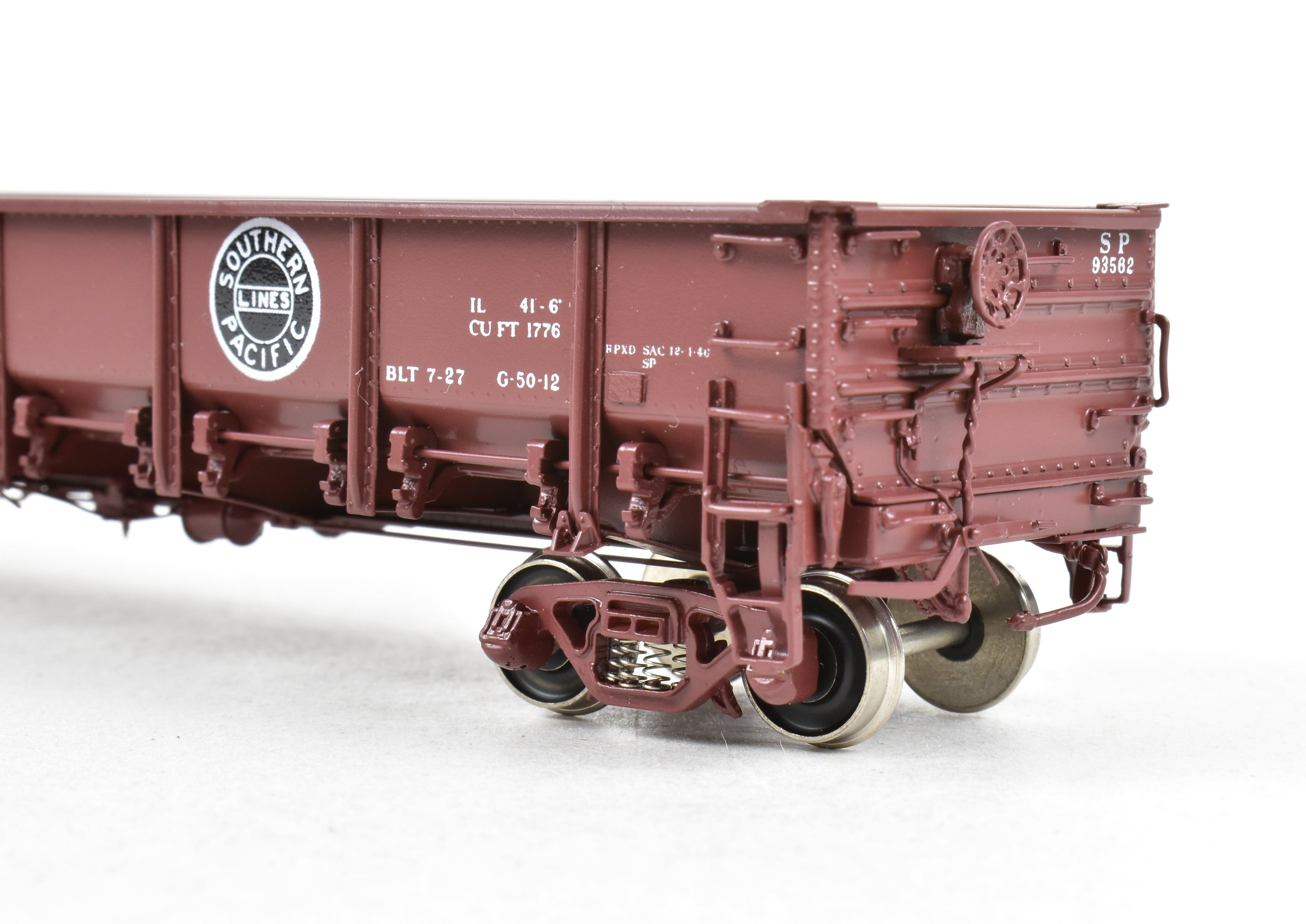 1940s HO Brass Southern Pacific Class G50 - 12 Drop Bottom Gondola by Challenger Imports