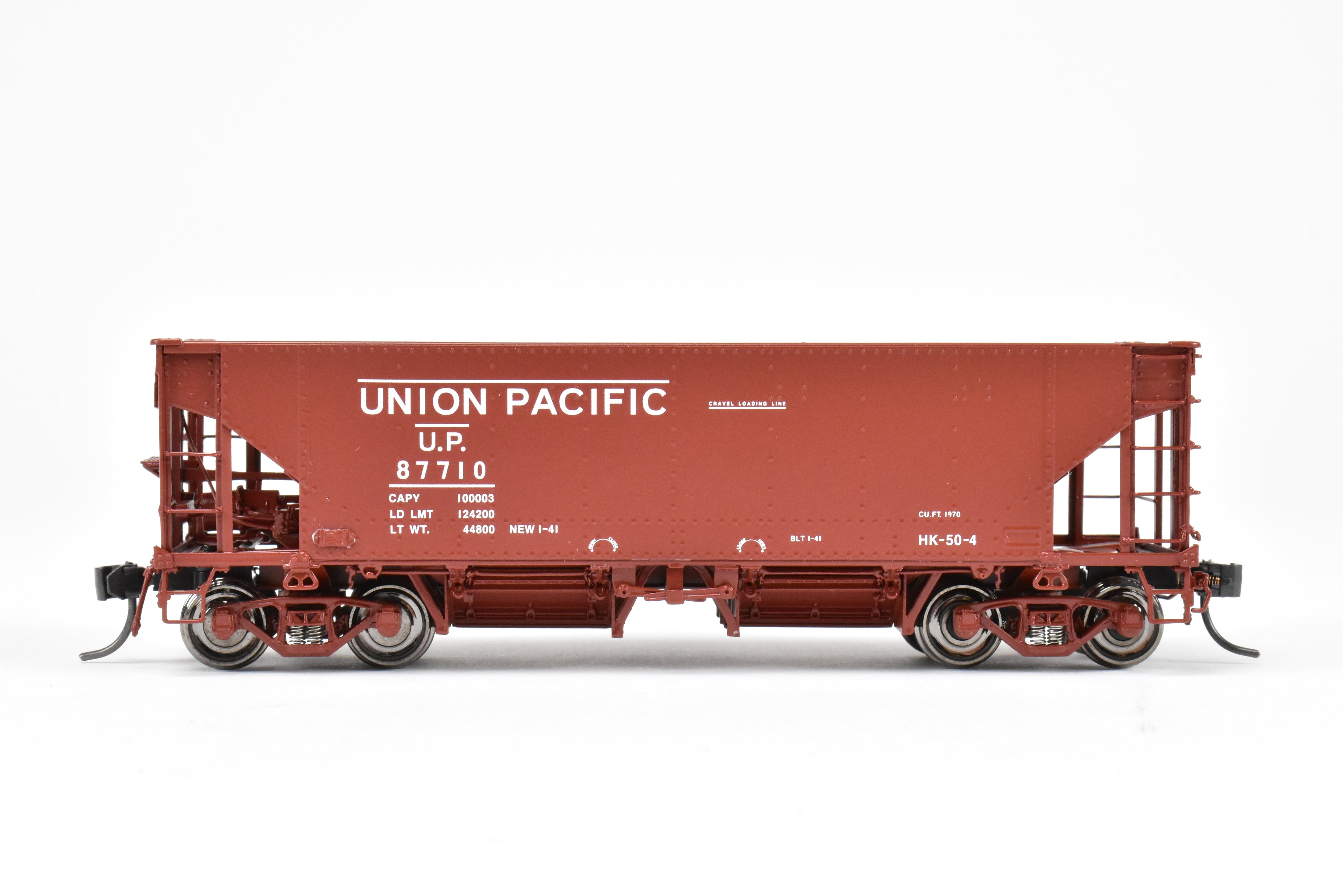 HO Scale Brass CIL - Challenger Imports Union Pacific Class HK - 50 - 4 ACF Hart Selective Ballast Car Model FP #87710 for Model Railroading Enthusiasts