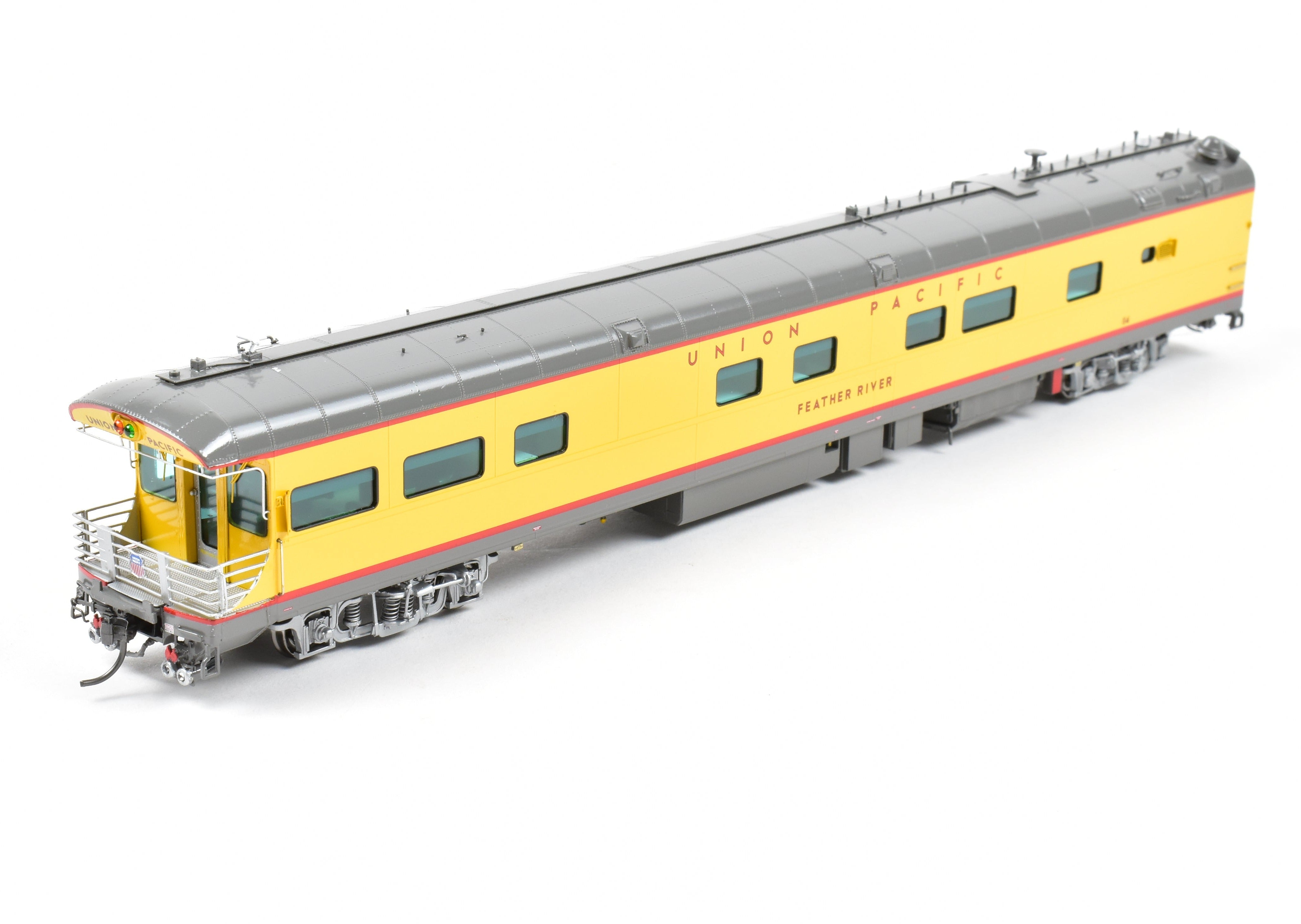 HO Scale Brass Model Railroad Business Car - Overland Models, Inc. Union Pacific Feather River FP No. 114