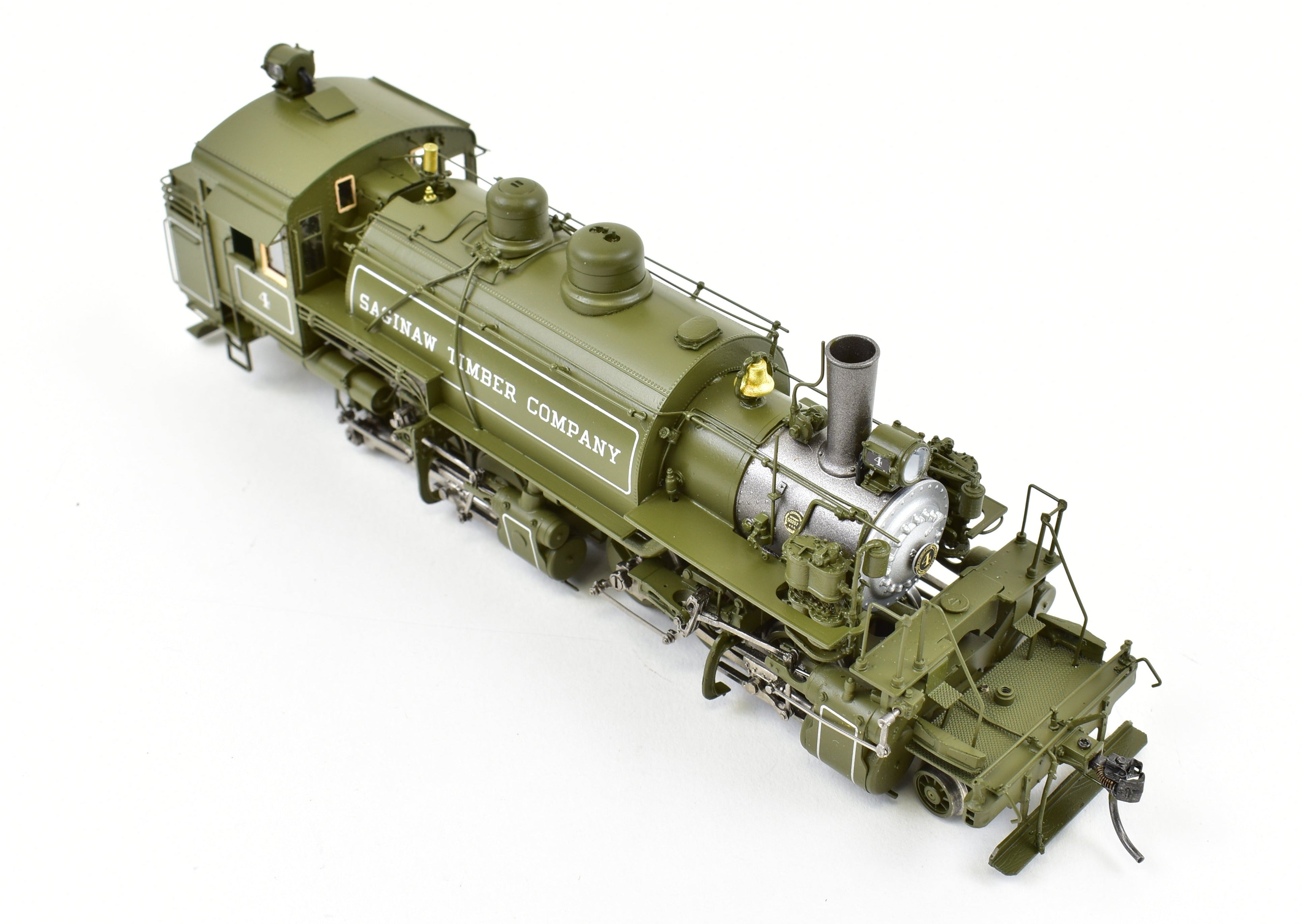 HO Scale NEW Brass DVP - Division Point Saginaw Timber Company #4 2-6-6-2T Baldwin Logging Mallet Locomotive Model - The Last One Available