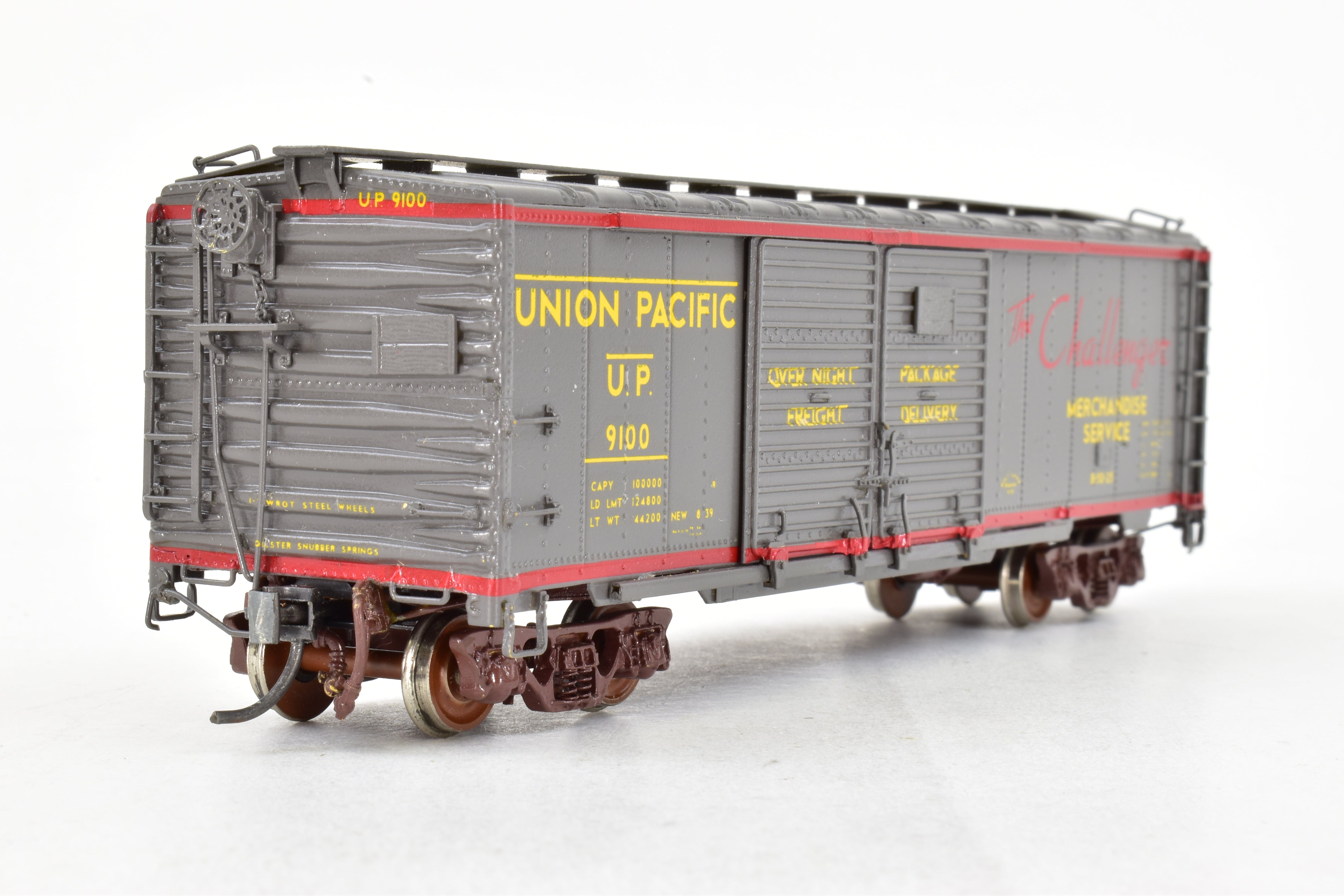 HO Scale Brass Union Pacific Express Box Car B-50-25 Series No. 9100