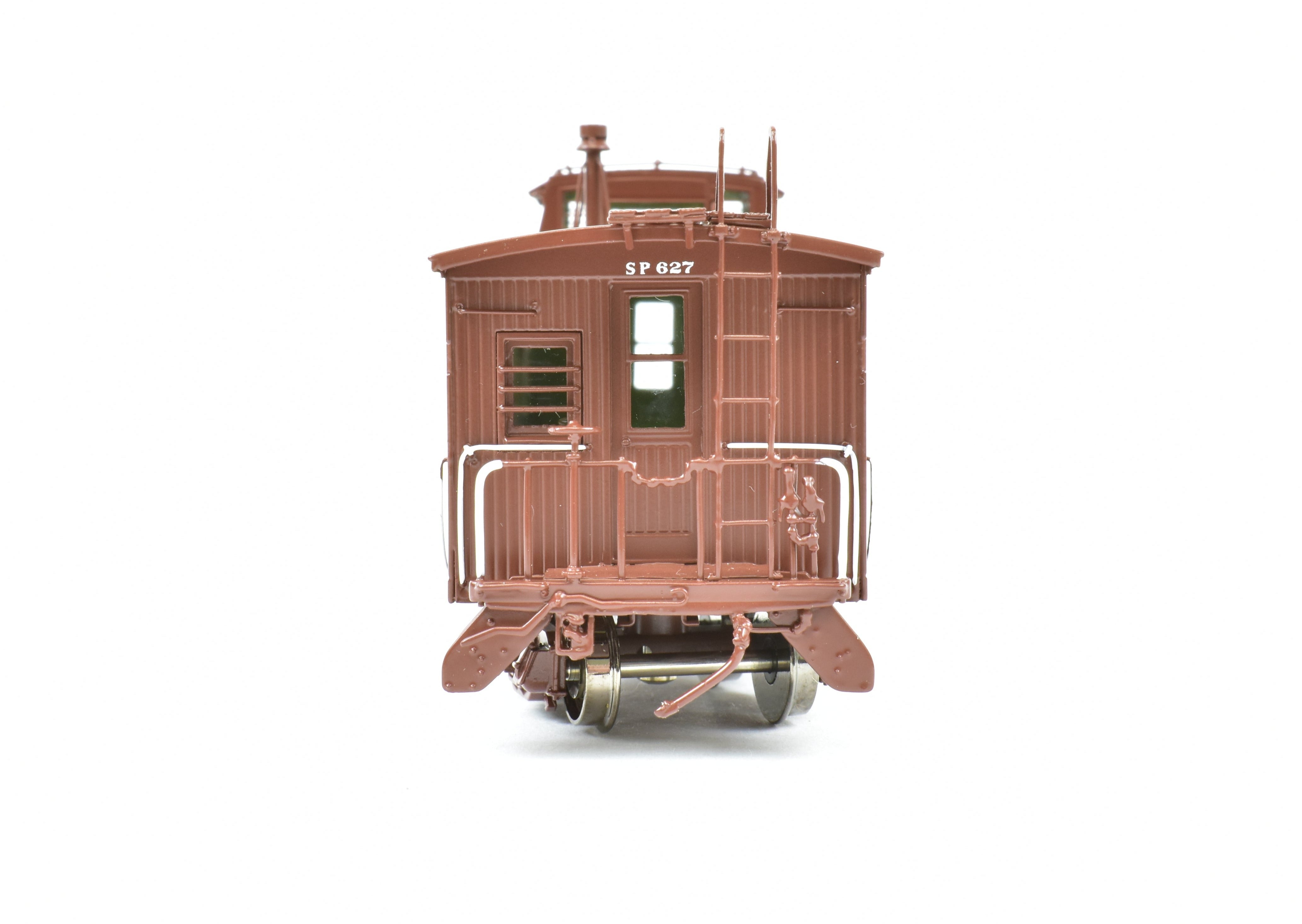 HO Scale Brass CIL - Challenger Imports SP - Southern Pacific Wood Side Caboose with Slant Side Cupola, Class C - 30 - 1, Freight Passenger No. 627 Model Train