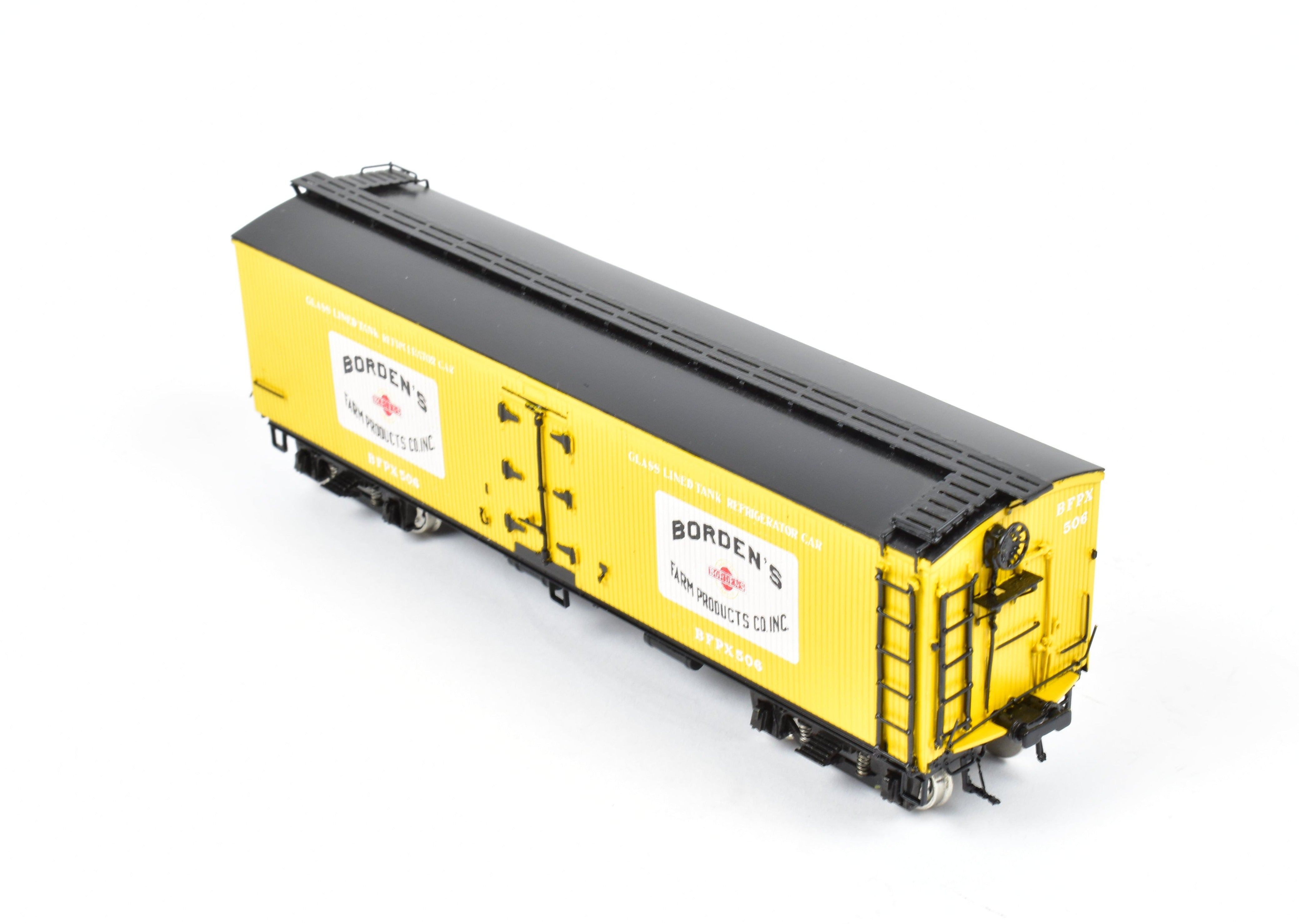 HO Scale Brass Precision Scale Co. Model Railroad 41' Pfaudler Wood Sheath Milk Car Bordens FP from Various Roads