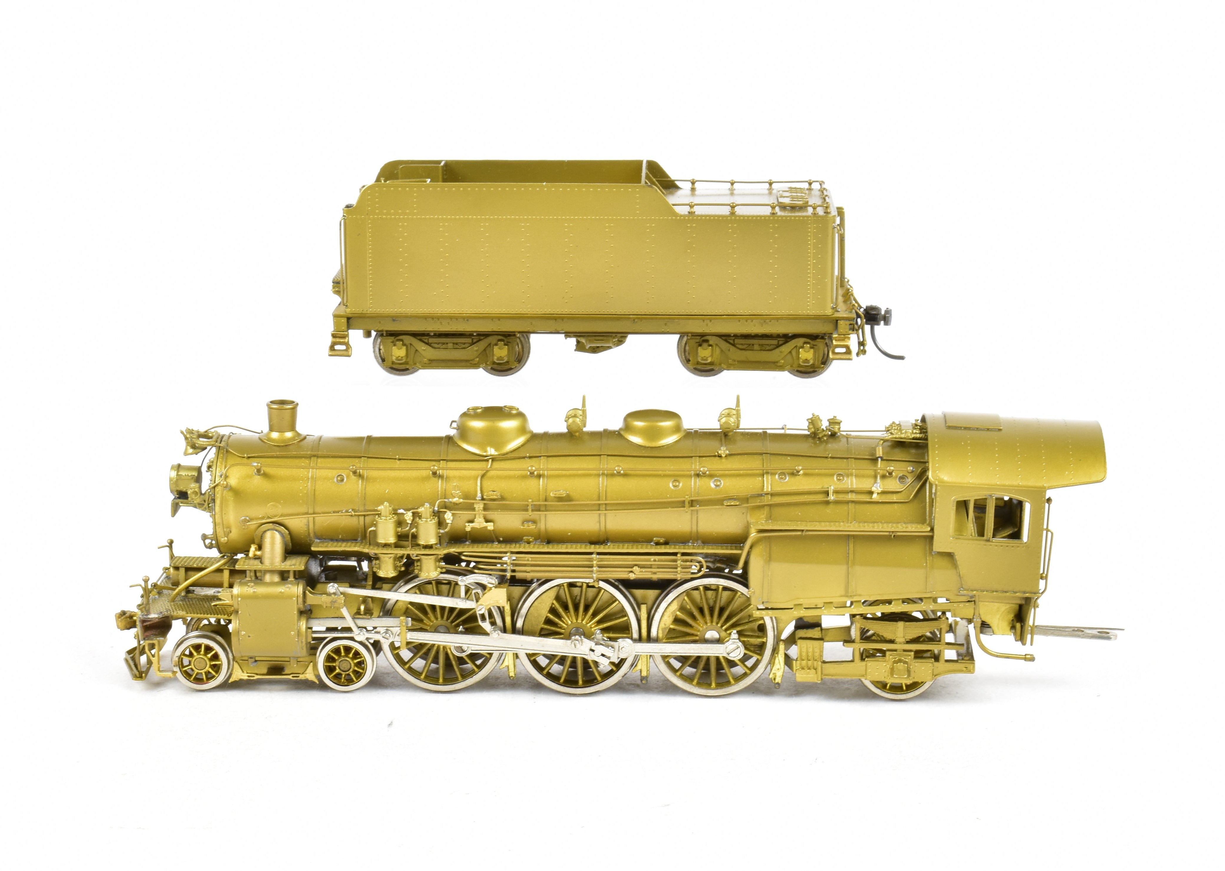 HO Scale Brass Empire Midland Reading 4-6-2 G-2SA Pacific Model Train with Reboxed Packaging and New Boo-Rim Gearbox