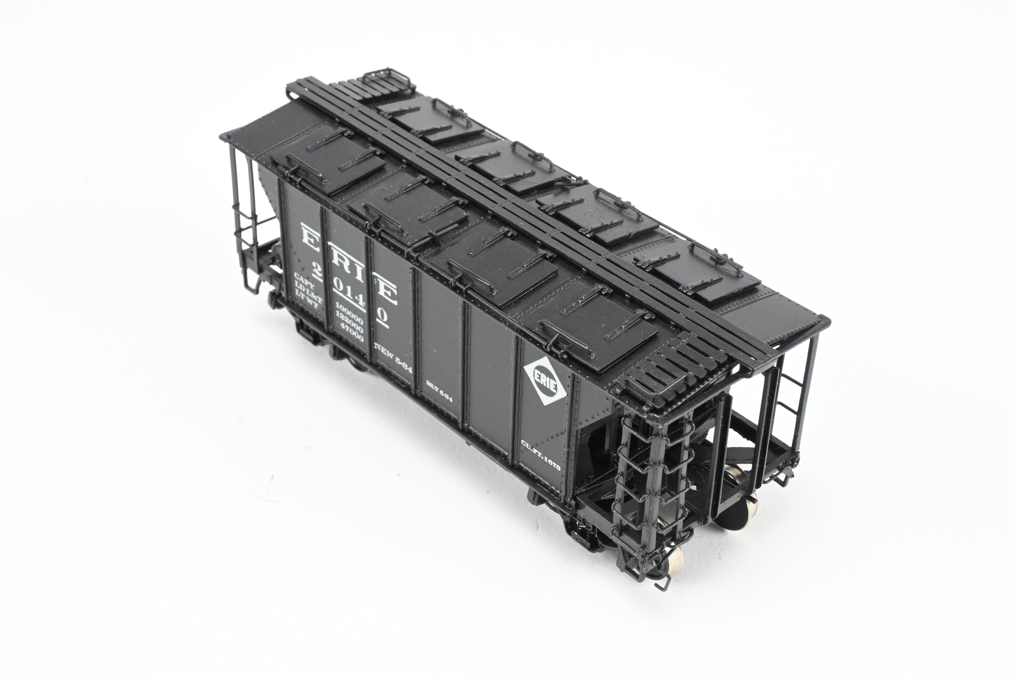 HO Brass PSC Erie Railroad 50-Ton Custom-Painted Cement Covered Hopper Model
