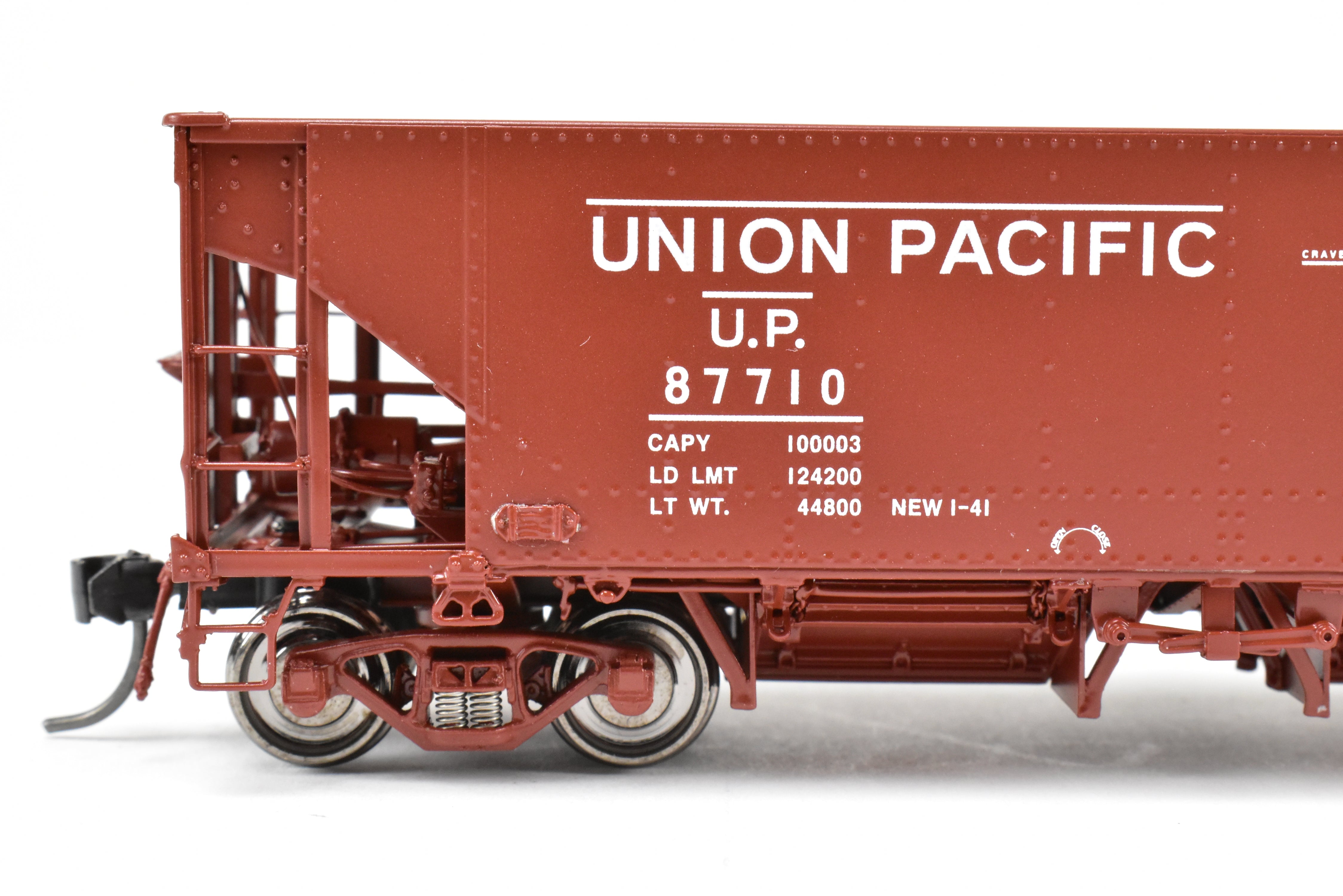 HO Scale Brass CIL - Challenger Imports Union Pacific Class HK - 50 - 4 ACF Hart Selective Ballast Car Model FP #87710 for Model Railroading Enthusiasts