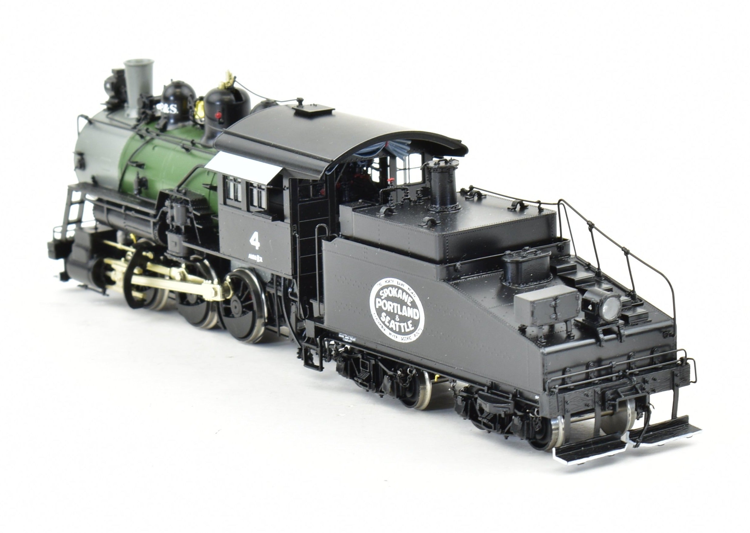 HO Brass Model by W&R Enterprises: Spokane, Portland & Seattle Railway A-1 0-6-0 #4 FP