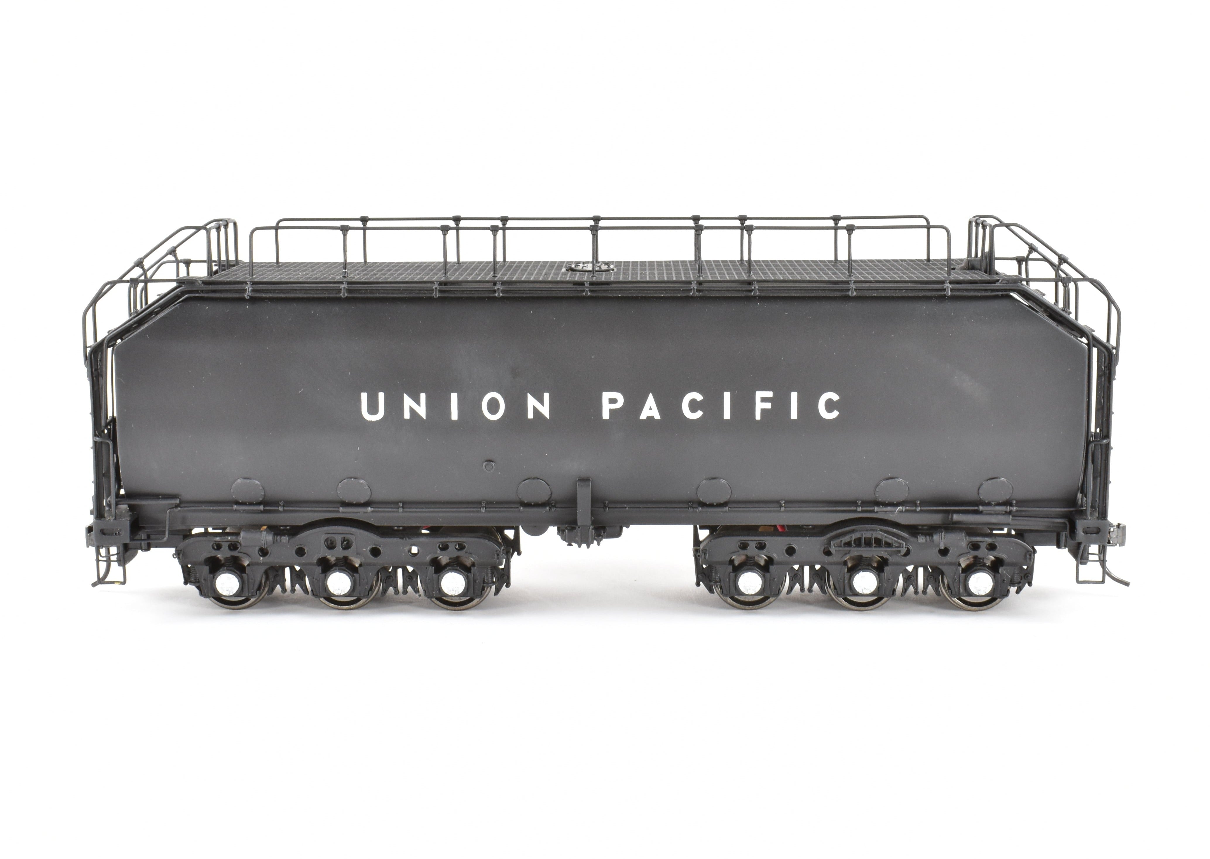 Brass Union Pacific Auxiliary Water Tender FP Black Sunset Model No. 907858