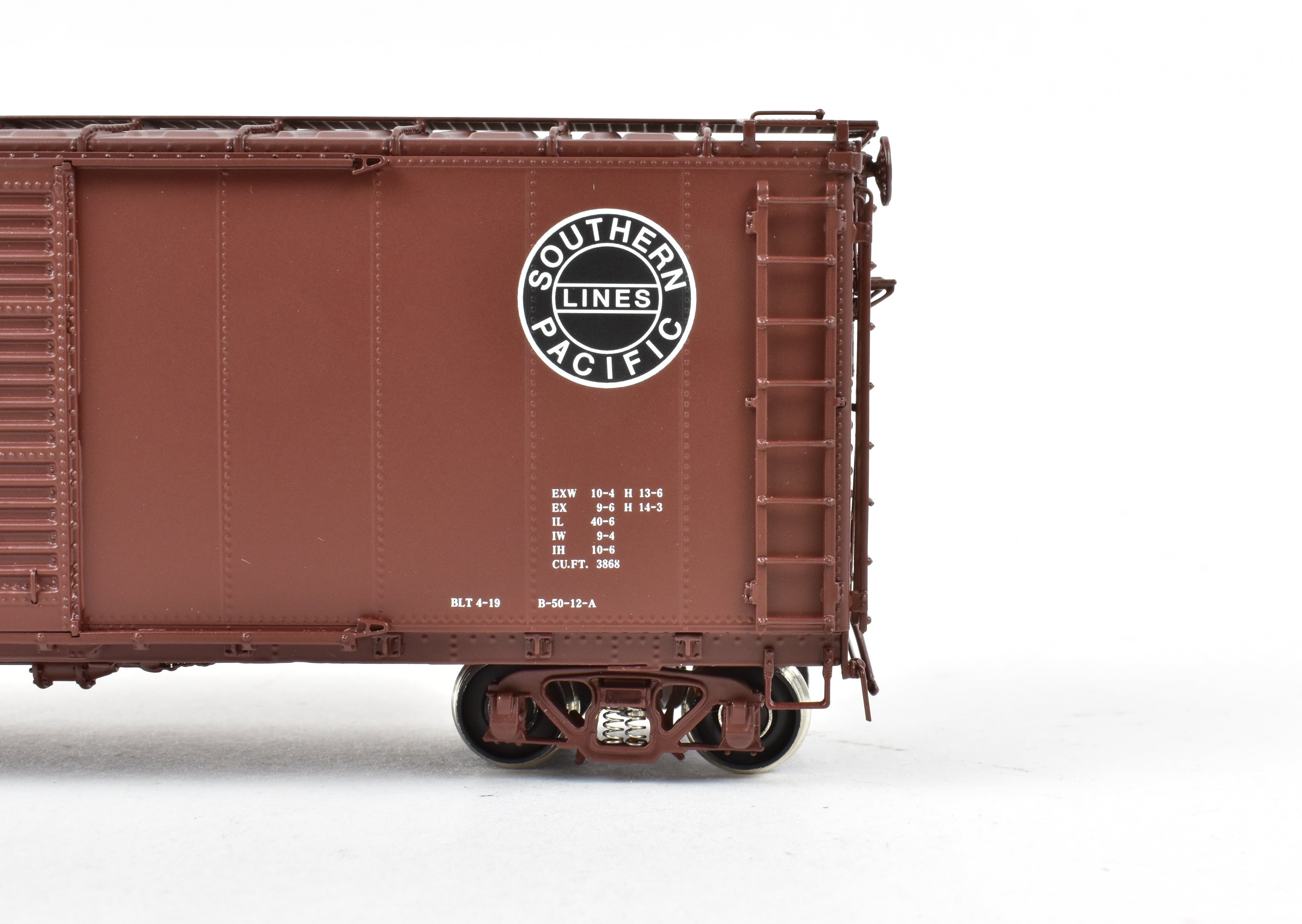 HO Brass CIL Challenger Imports SP Rebuilt Steel Side Box Car #27117