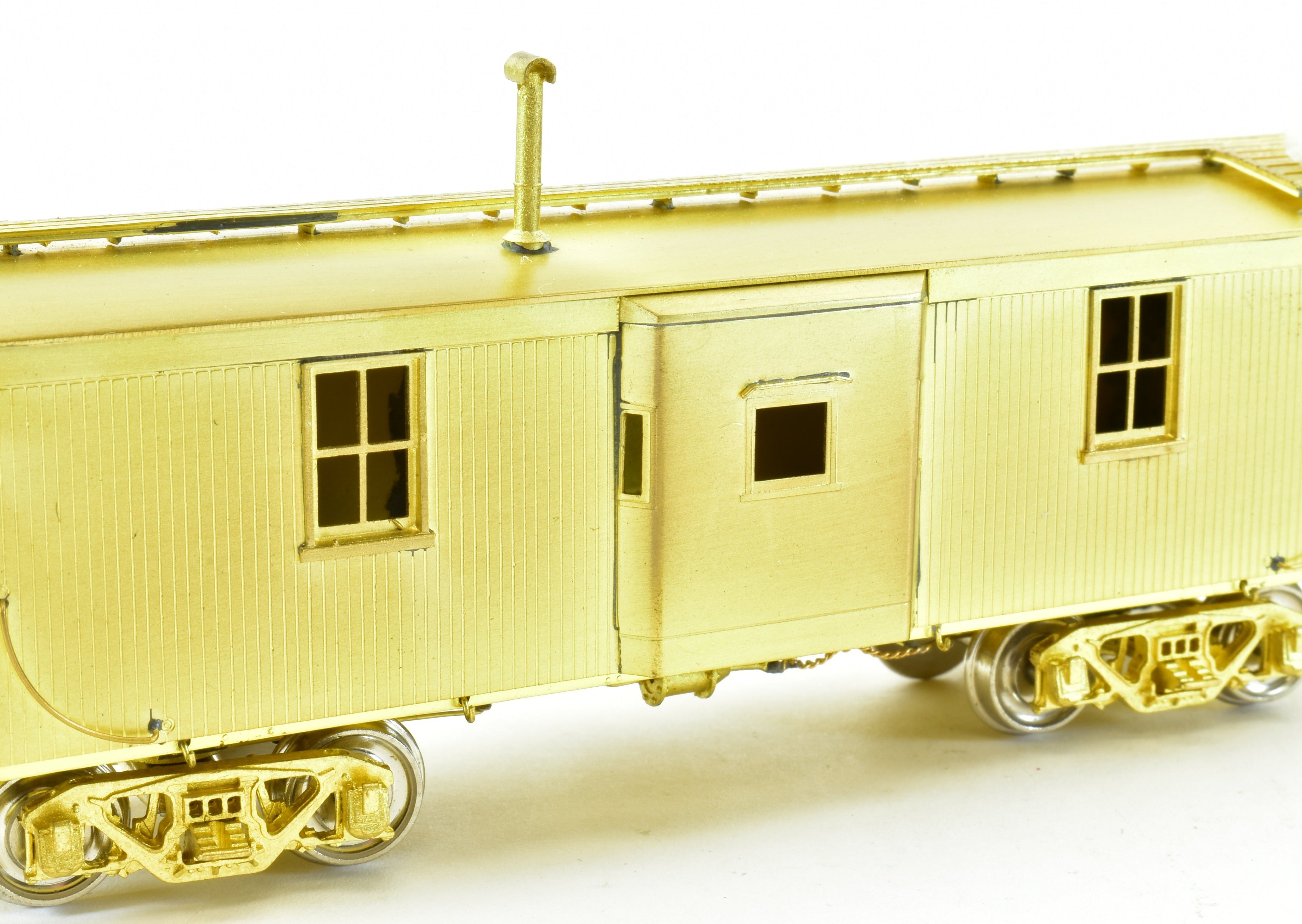 HO Scale Brass Monon Wood Caboose with Steel Bay Window by Overland Models, Inc. (OMI) - A Collectible Model Train Car