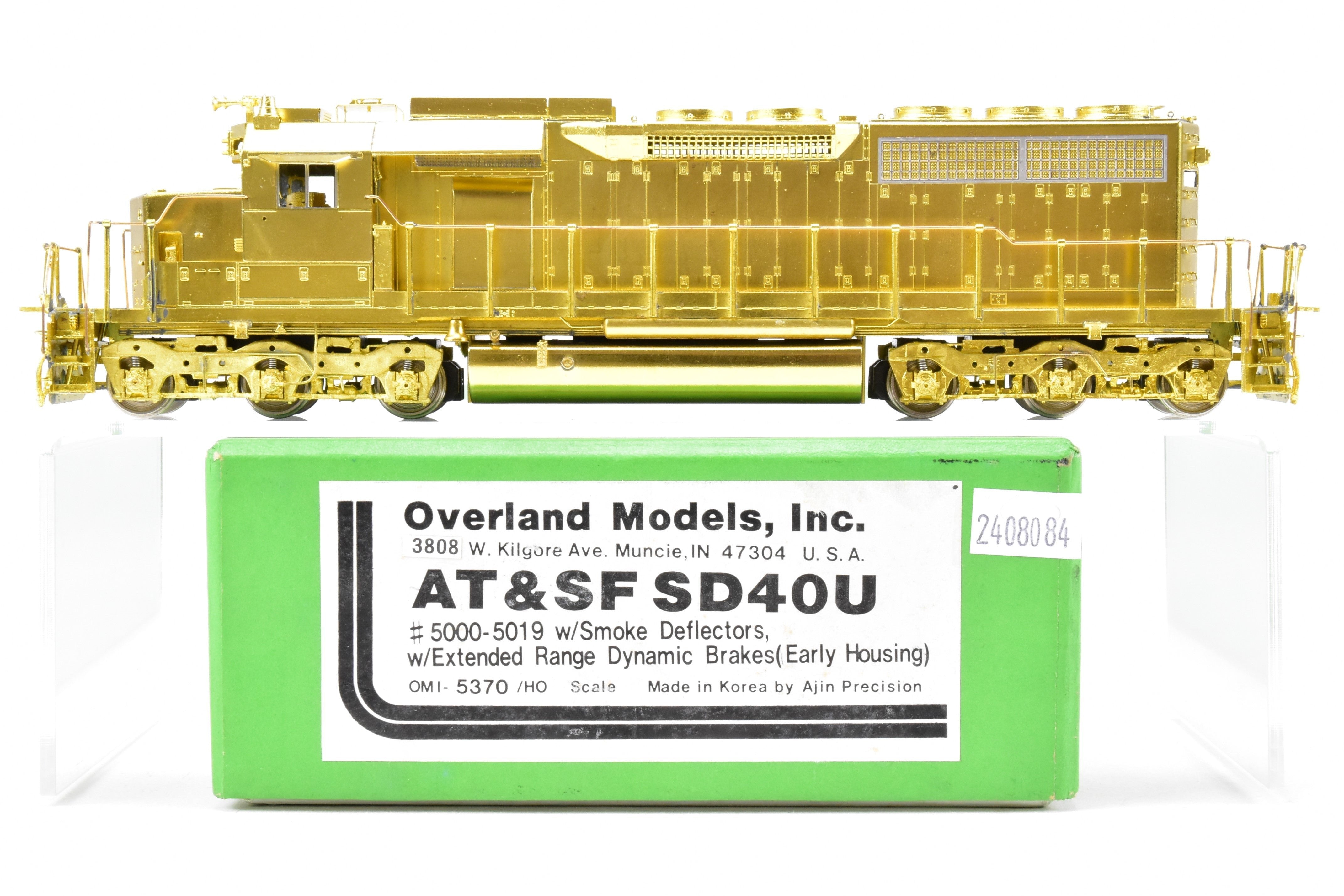 HO Brass OMI ATSF Santa Fe EMD SD40U #5000 - 5019 with Smoke Deflectors