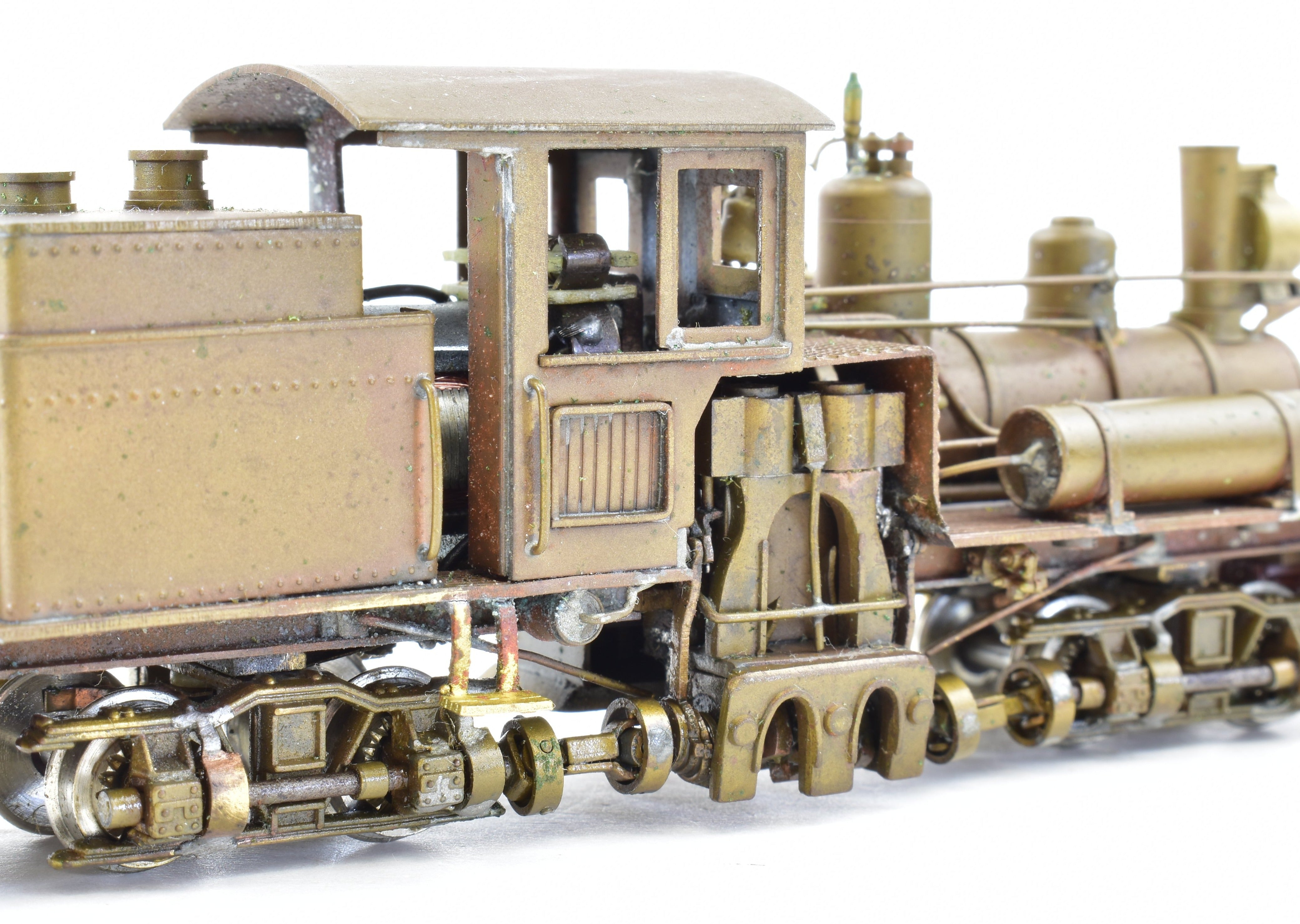 18-Ton Class A HOn3 Brass Northwest Short Line Logging Shay Model