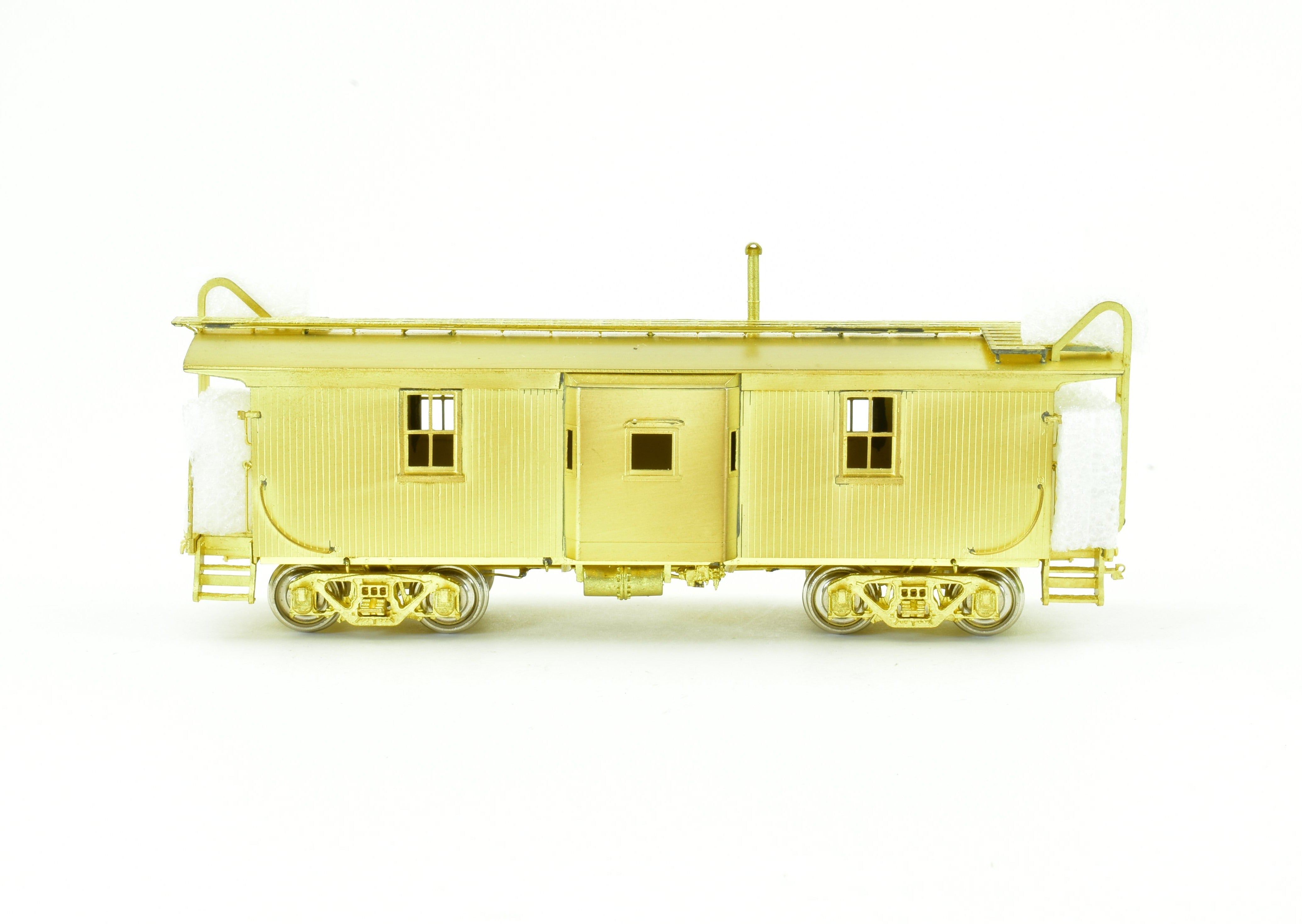 HO Scale Brass Monon Wood Caboose with Steel Bay Window by Overland Models, Inc. (OMI) - A Collectible Model Train Car