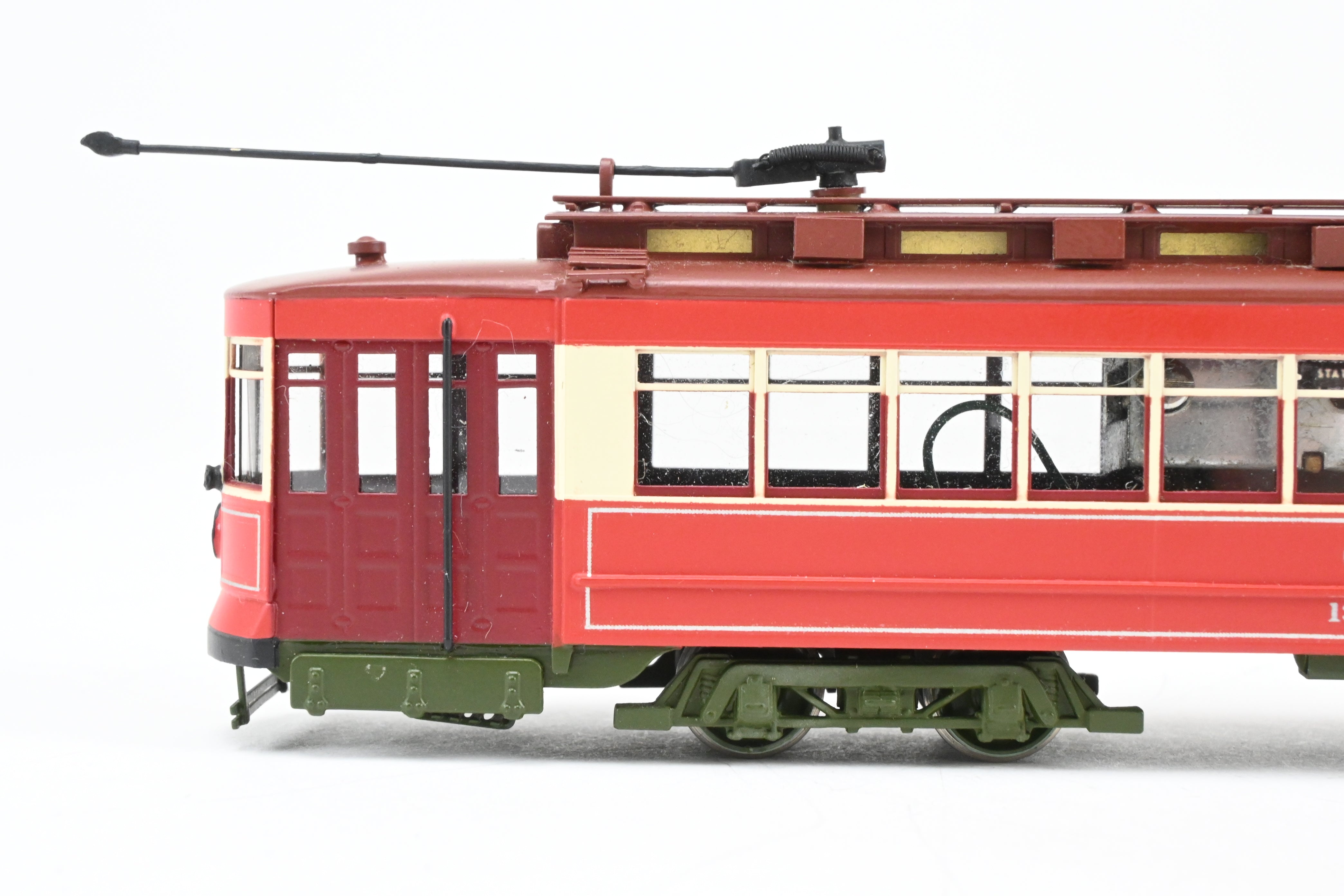 High - Quality HO Scale Brass Chicago Surface Lines Pullman Car Model - Fairfield Models 343 CSL, Custom Painted as No. 134, with Reboxx Packaging