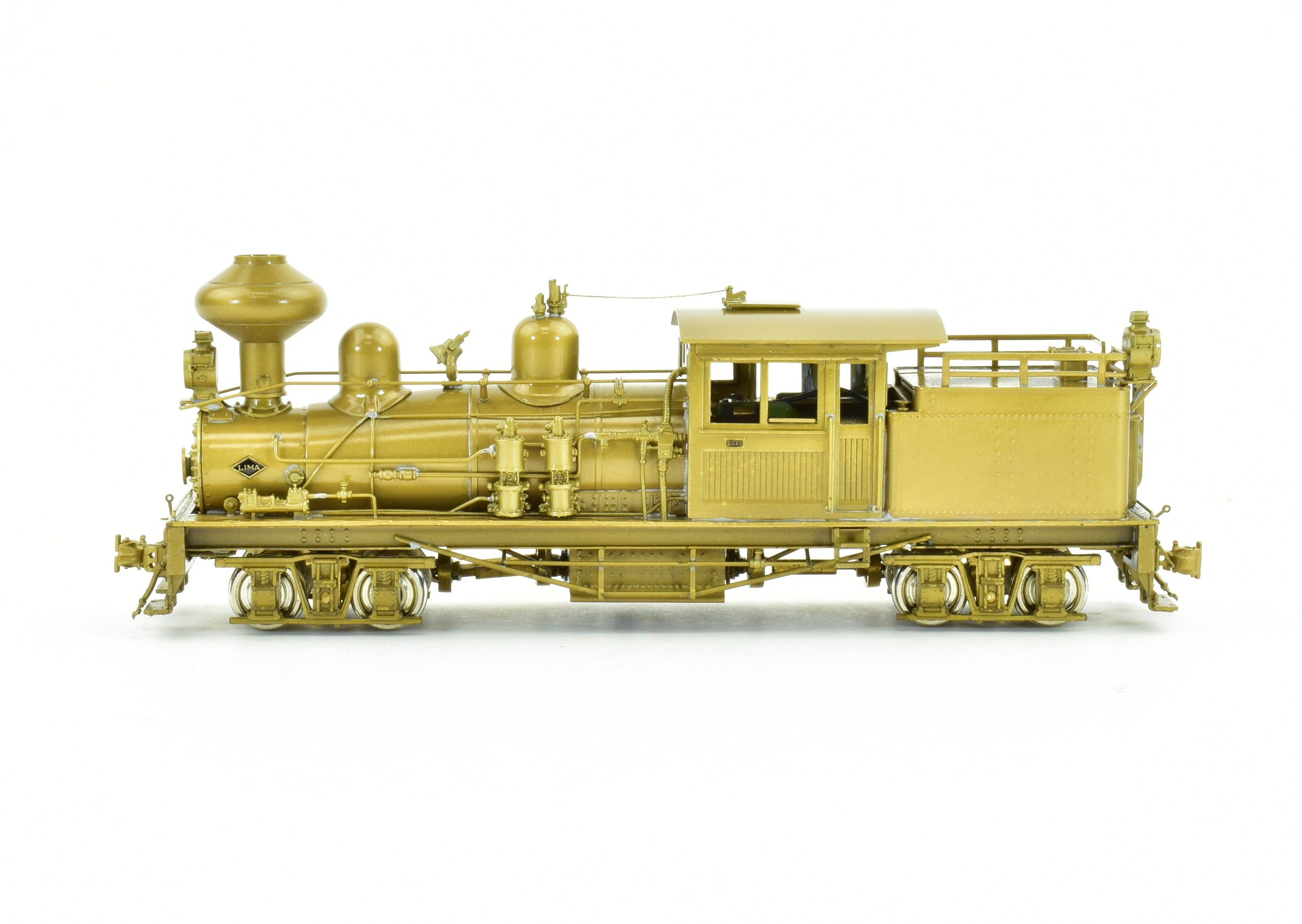 HO Scale Brass PFM - United 2-Truck Shay Geared Locomotive Model for Michigan II's Diverse Logging Roads