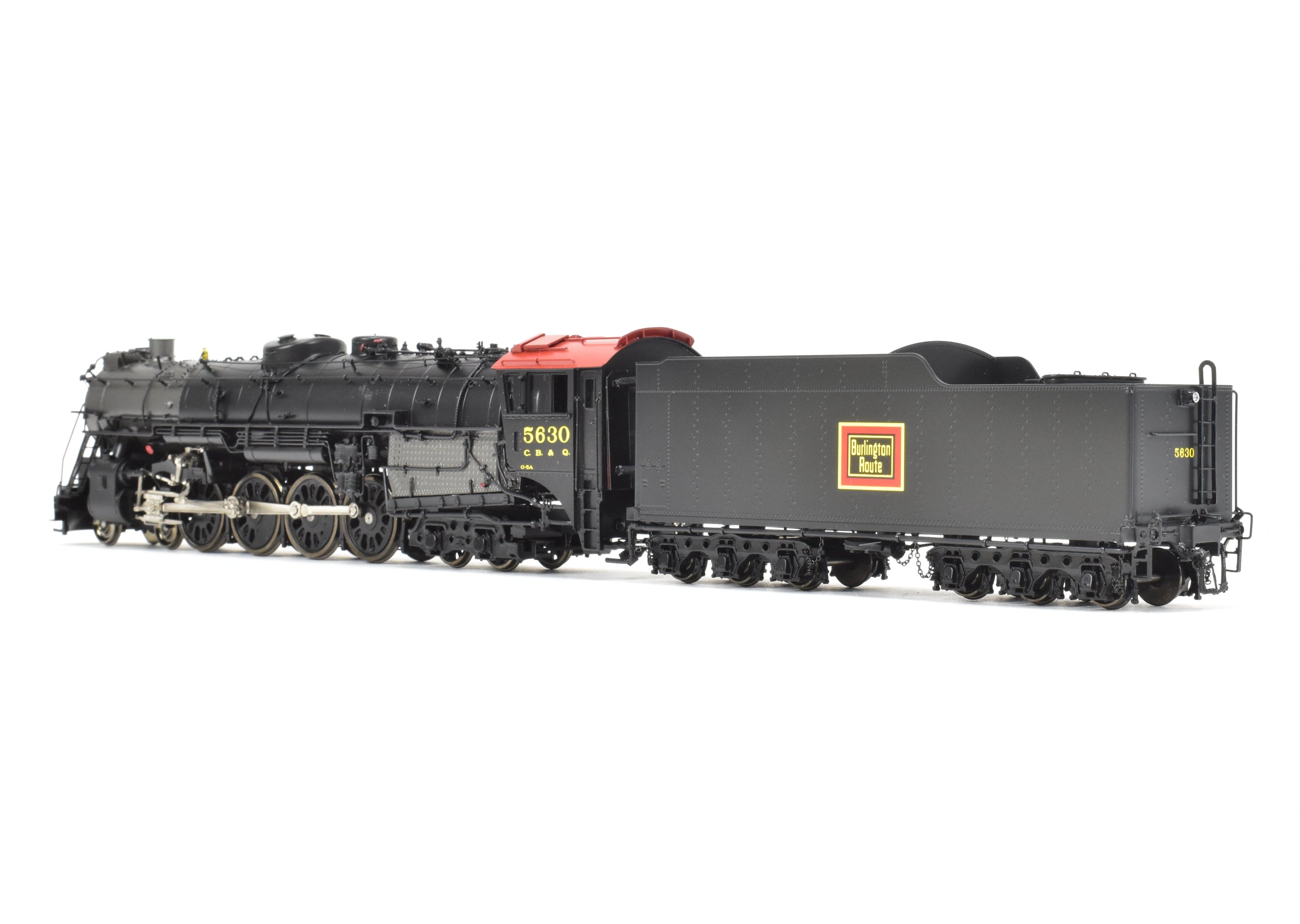 HO Scale Brass Model Train - Oriental Limited CB&Q - Burlington Route O - 5a 4 - 8 - 4 Factory Painted Locomotive #5630