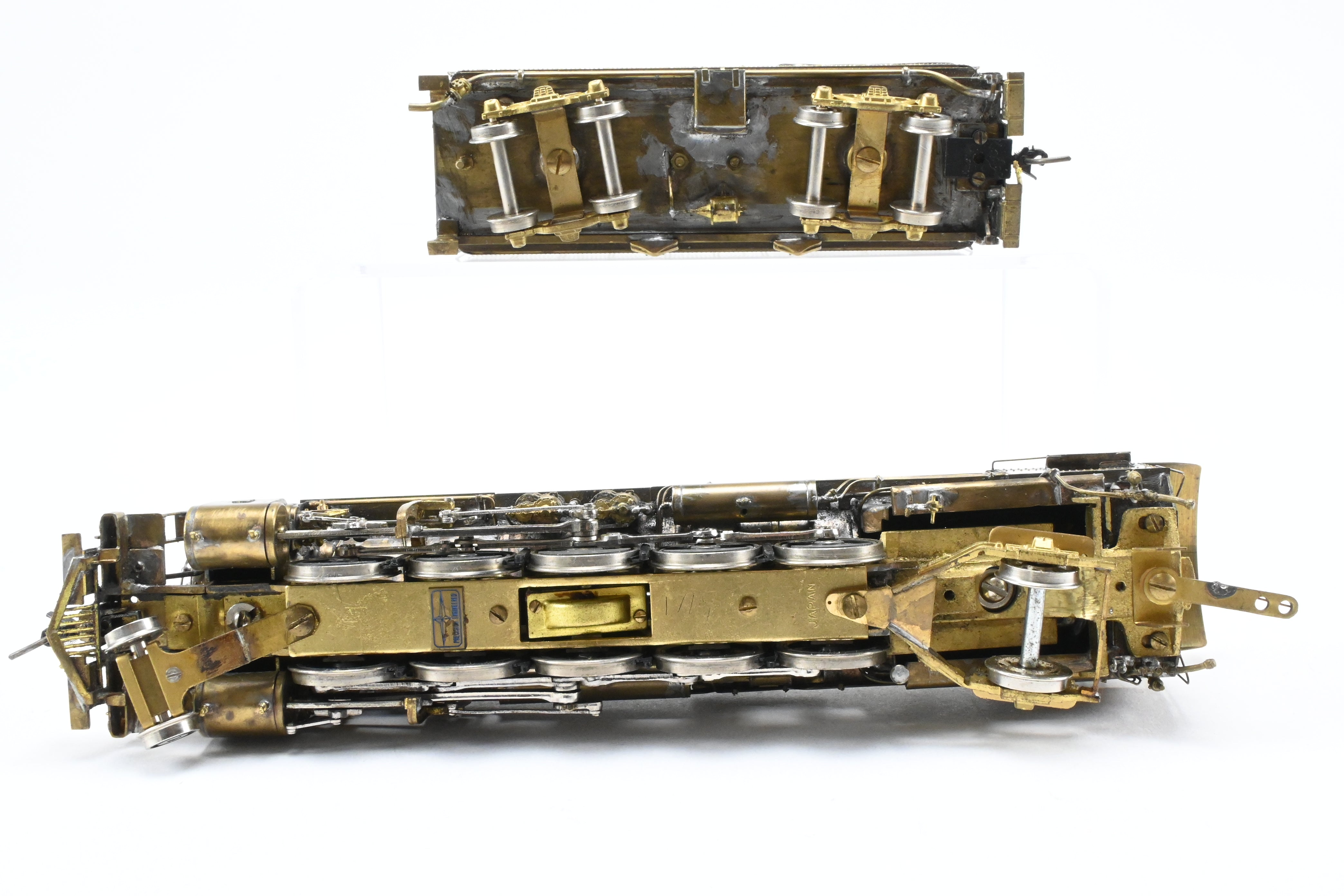HO Scale Custom-Made Brass Model of Joe G. Collias Scratch-Built Missouri Pacific 2-10-2 Locomotive No. 1718 (Formerly Wabash)