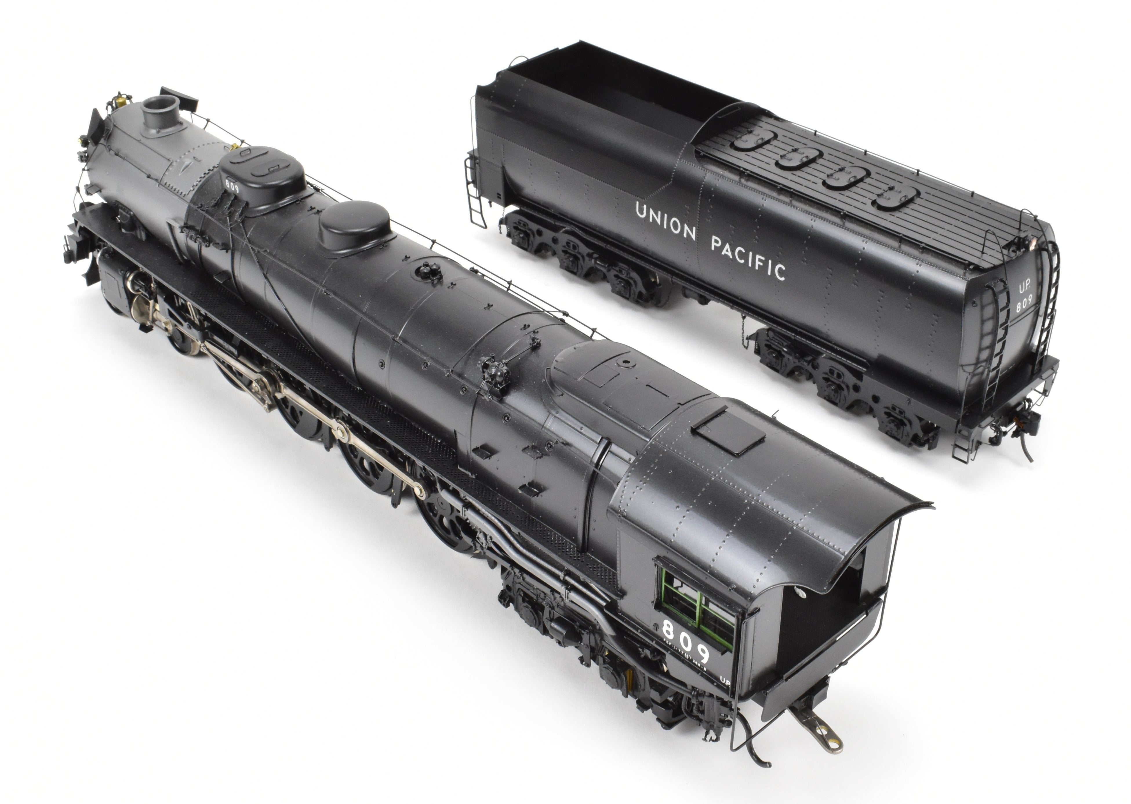 O Scale Brass Model Train - Overland Models, Inc. Union Pacific FEF - 1 4 - 8 - 4 Factory Painted Locomotive No. 809 As - Delivered