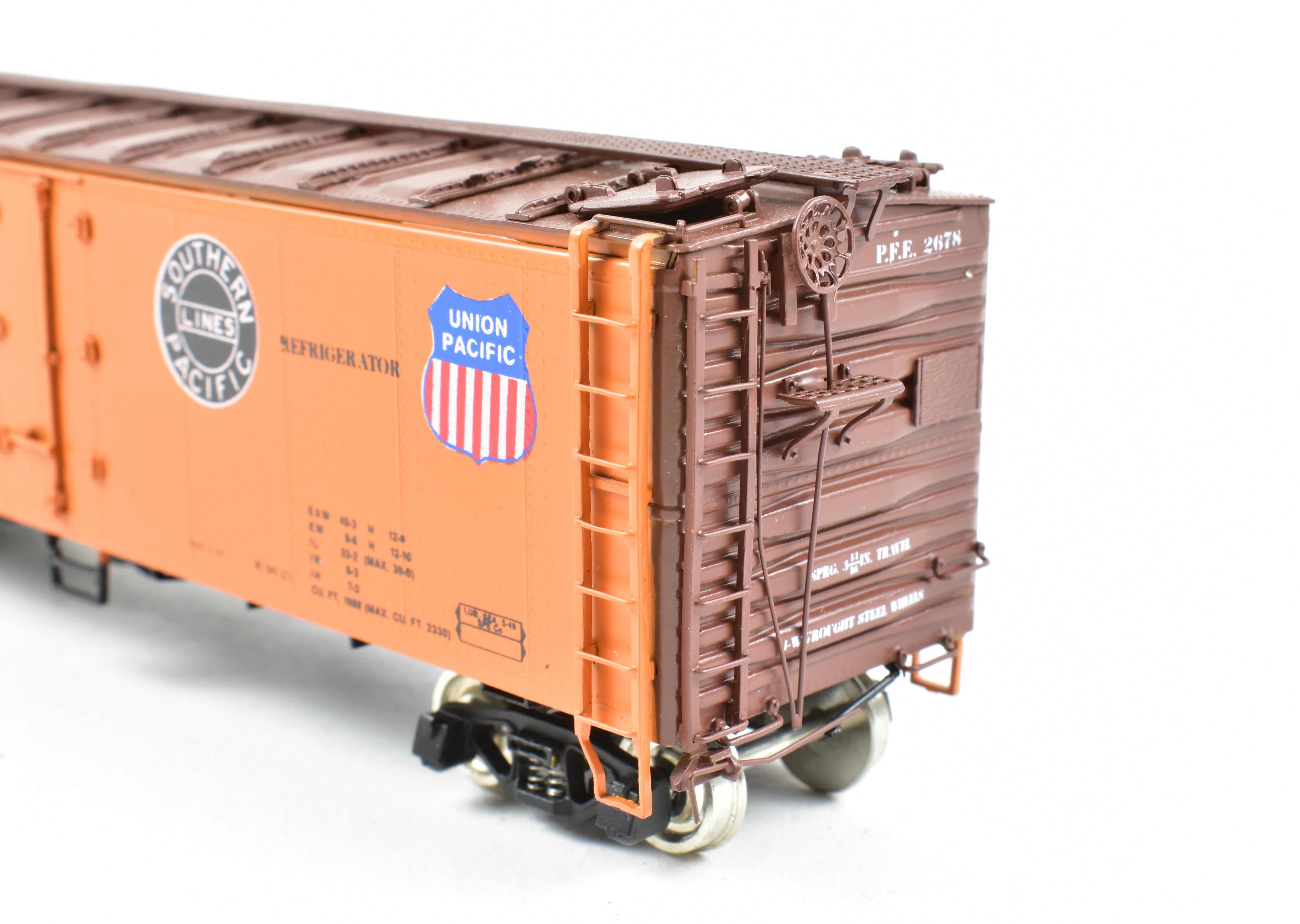 HO Scale Brass CIL Challenger Imports PFE R-40-26 Refrigerator Car #2678