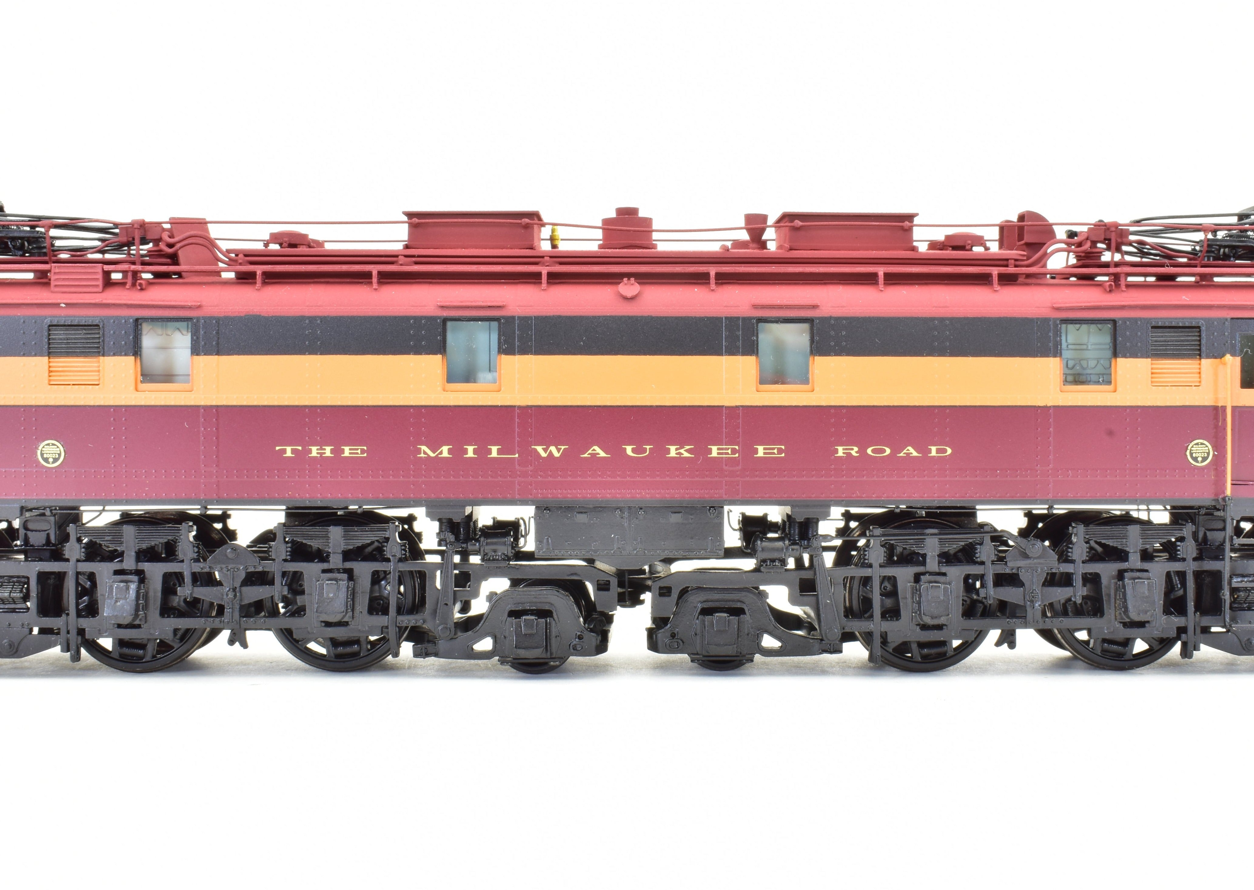 HO Scale Brass Precision Scale Co. Milwaukee Road EP-3 Quill Electric Factory Painted Model