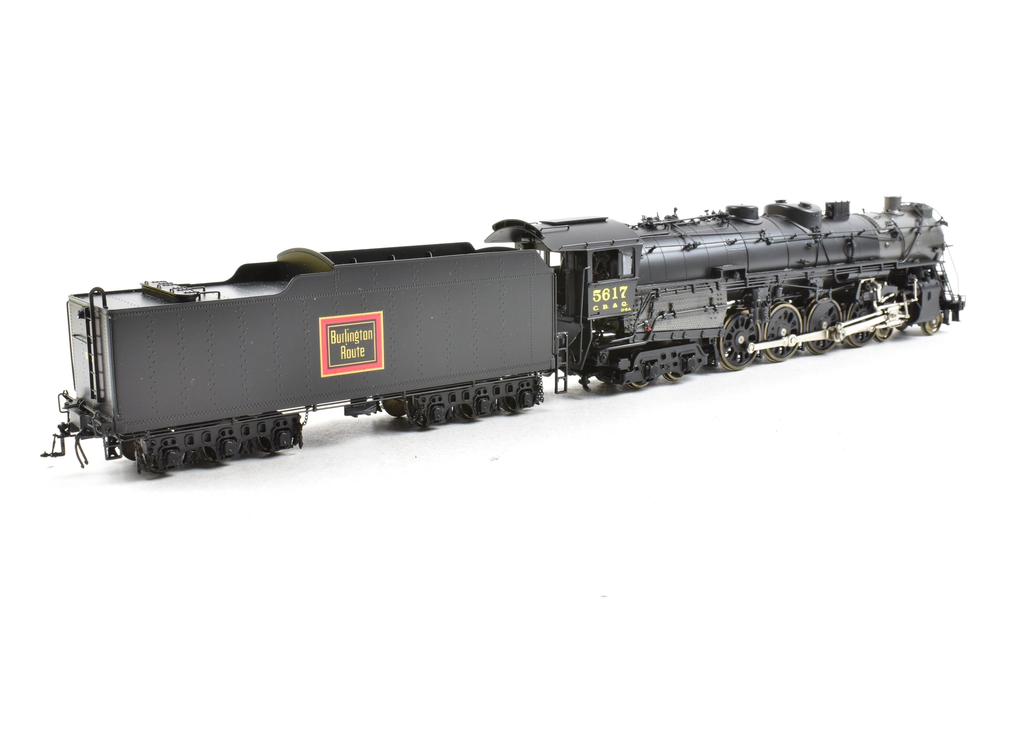 HO Scale Brass Oriental Limited CB&Q Burlington Route O - 5a 4 - 8 - 4 Factory - Painted Locomotive #5617