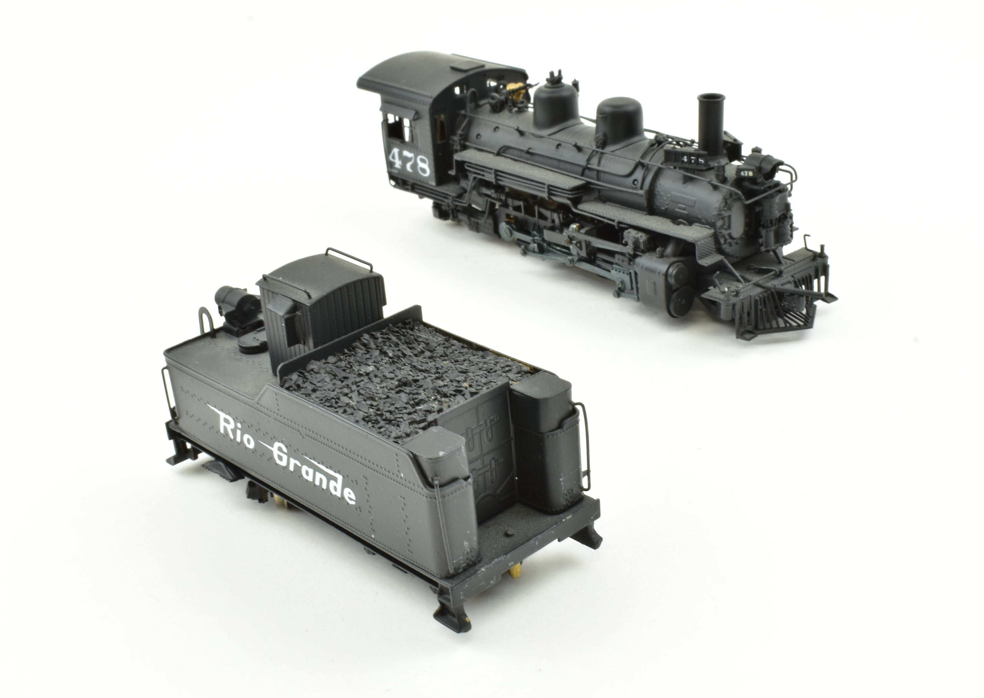 HOn3 Brass PFM - United D&RGW Denver & Rio Grande Western K - 28 2 - 8 - 2 Custom - Painted Locomotive #478