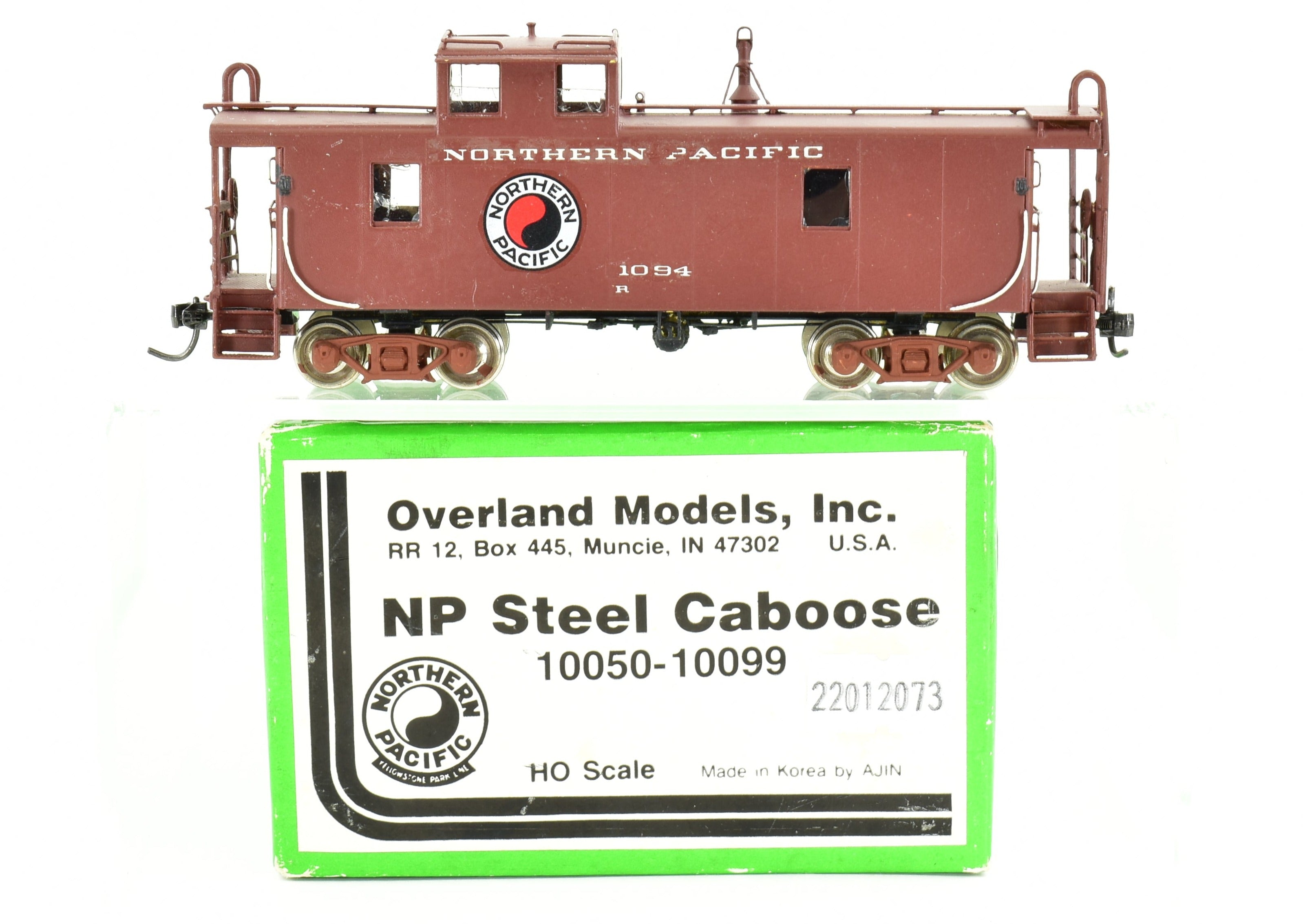 1981 HO Brass OMI Northern Pacific Steel Caboose from Overland Models, Inc.