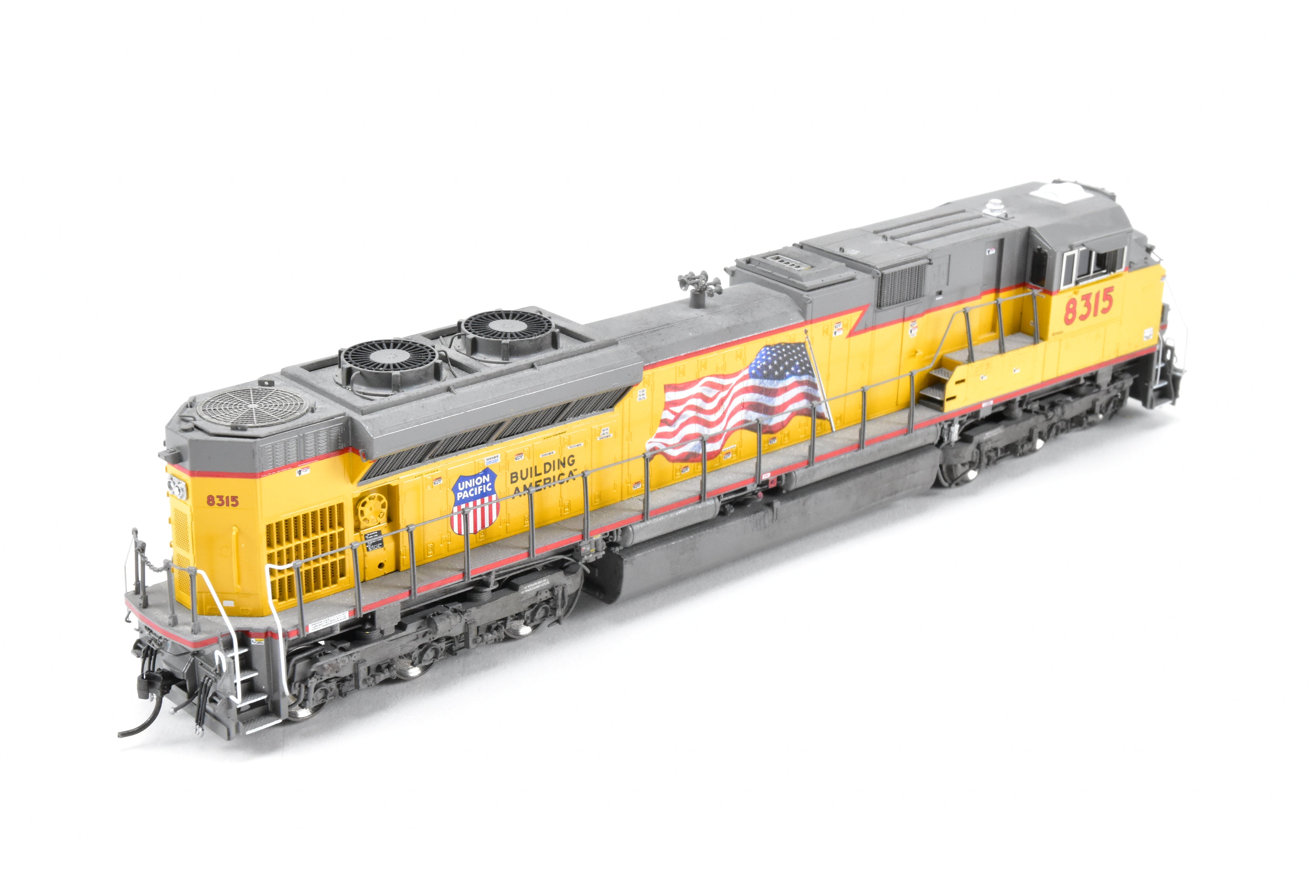HO Brass OMI - Overland Models Inc Union Pacific EMD SD - 70ACe FP #8315 with Digitrax DCC & Light Weathering