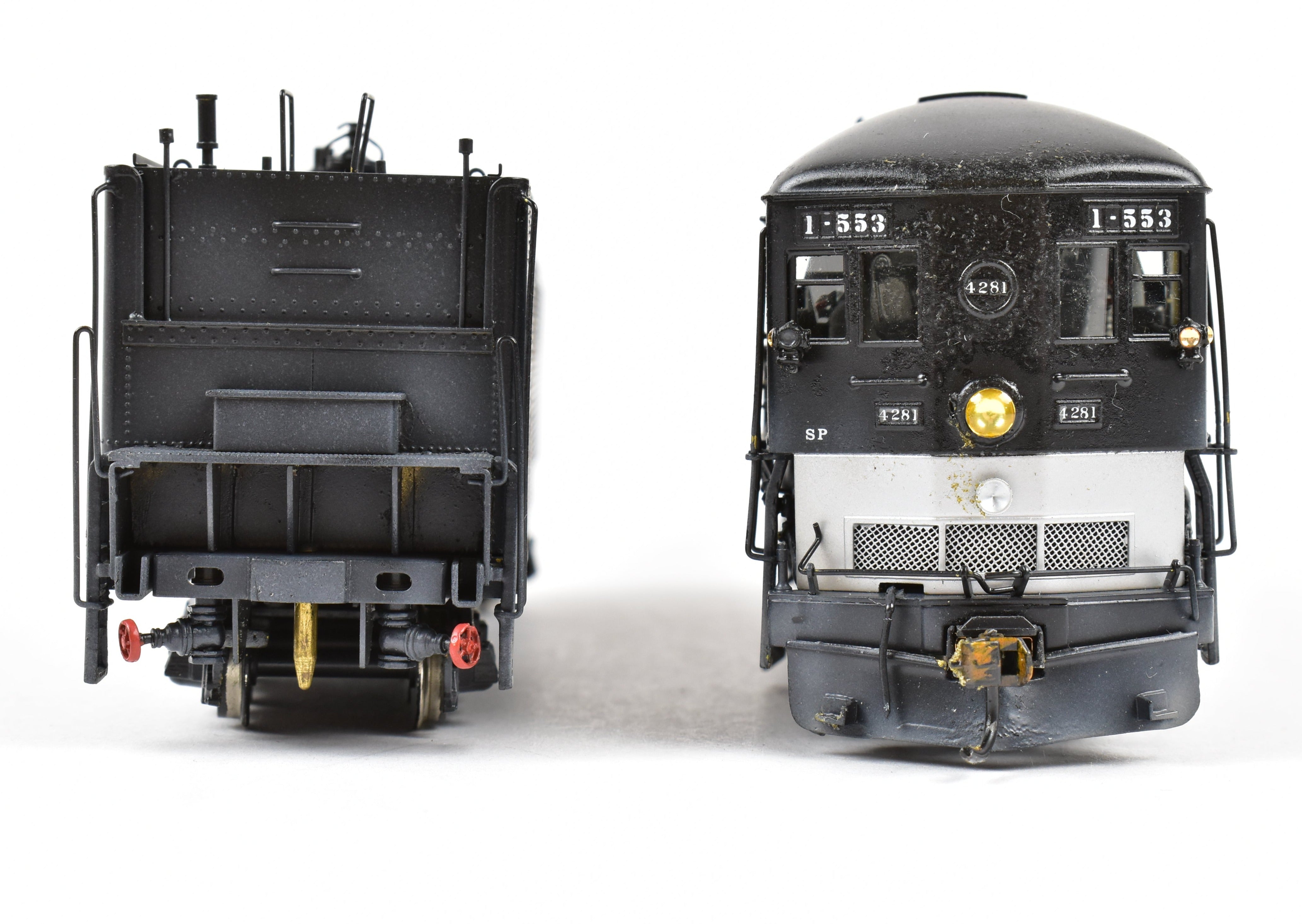 HO Brass Westside Model Co. SP AC - 12 4 - 8 - 8 - 2 Cab Forward Pro - Painted No. 4281 w/ Light Wear
