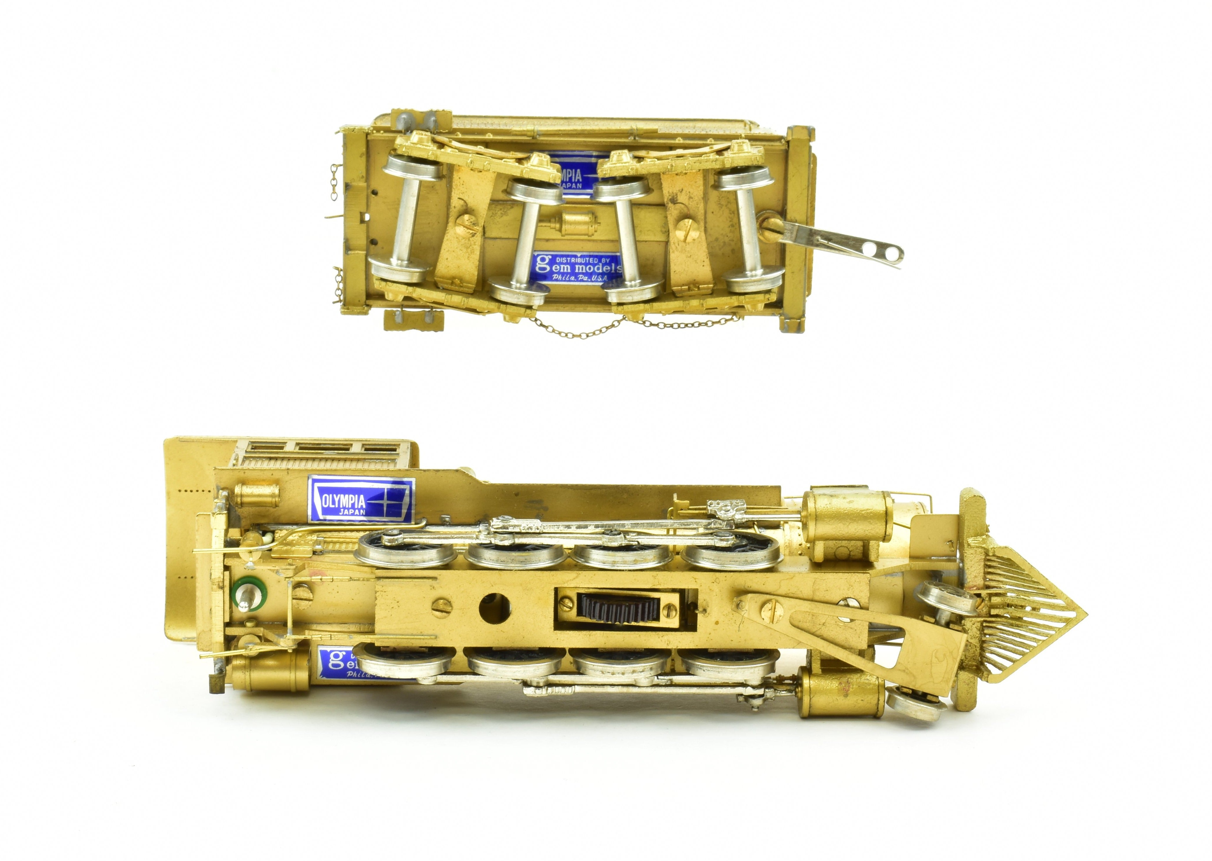 High - Quality HO Scale Brass Gem Models Northern Pacific F - 1 2 - 8 - 0 Steam Locomotive Model