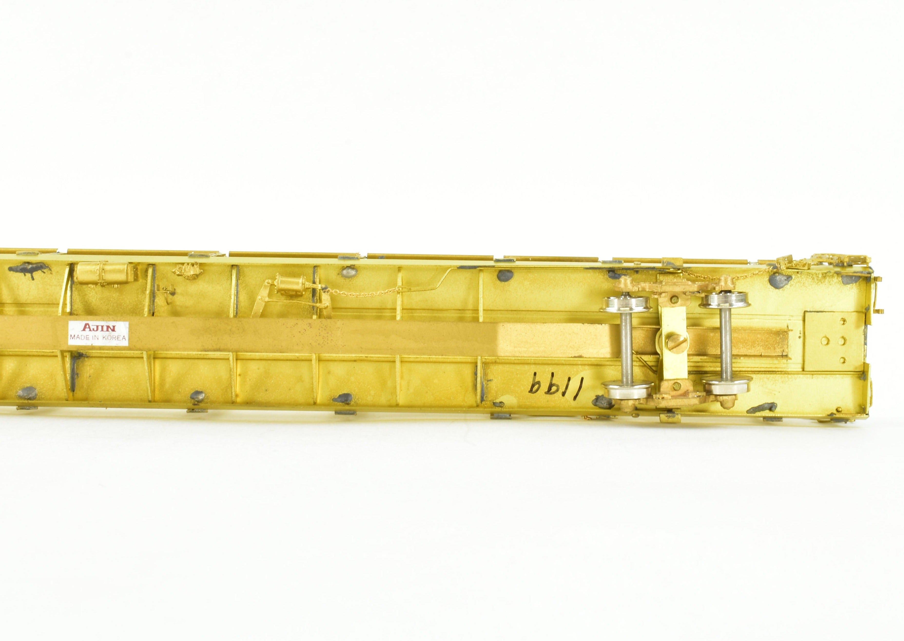 HO Scale Brass Bi - Level Open Auto Rack Model by Overland Models, Inc. for Various Railroad Roads
