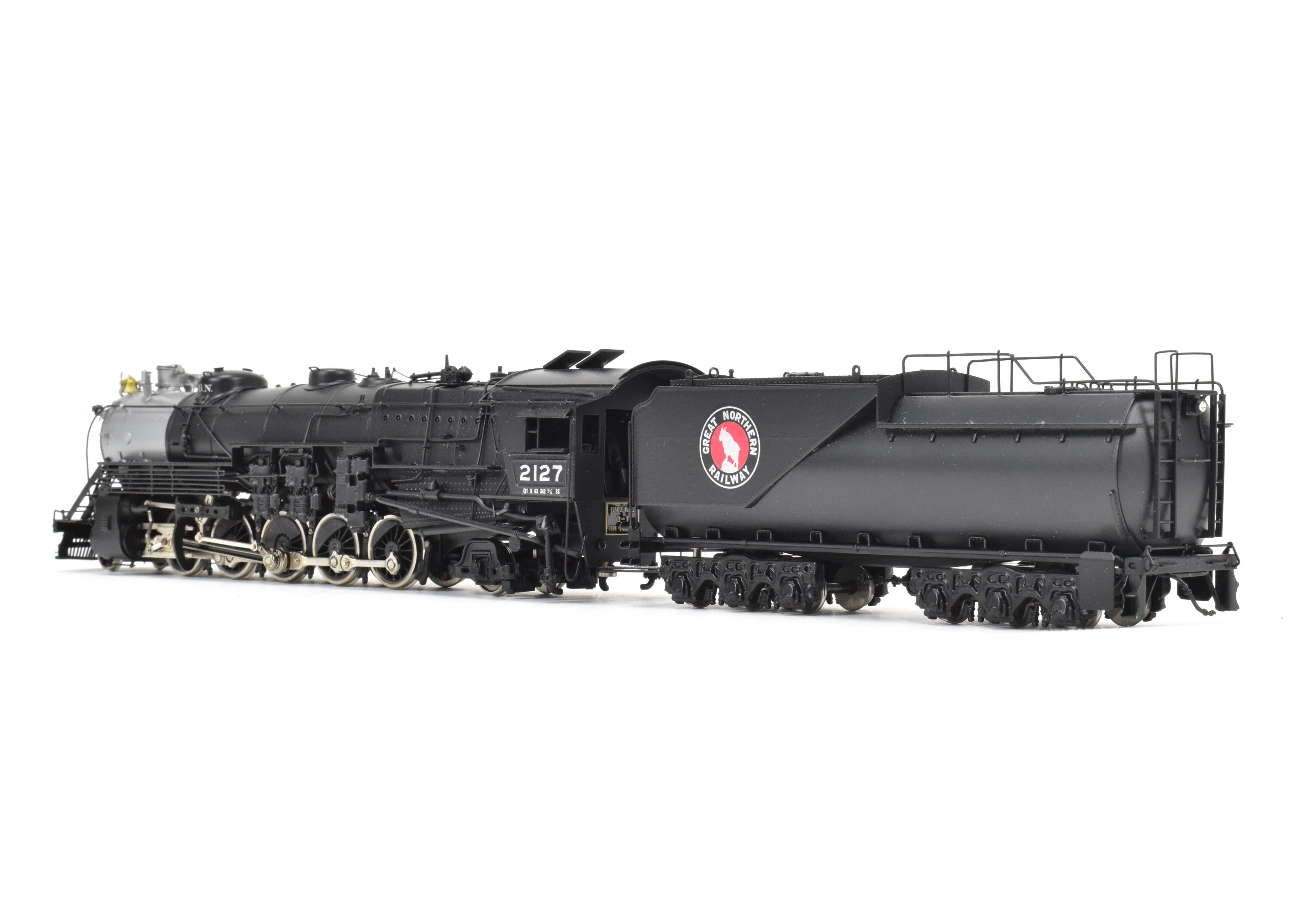 HO Scale Brass PFM - Tenshodo Great Northern 2-10-2 Class Q-1 Factory Painted Model Engine from 1984 Production Run