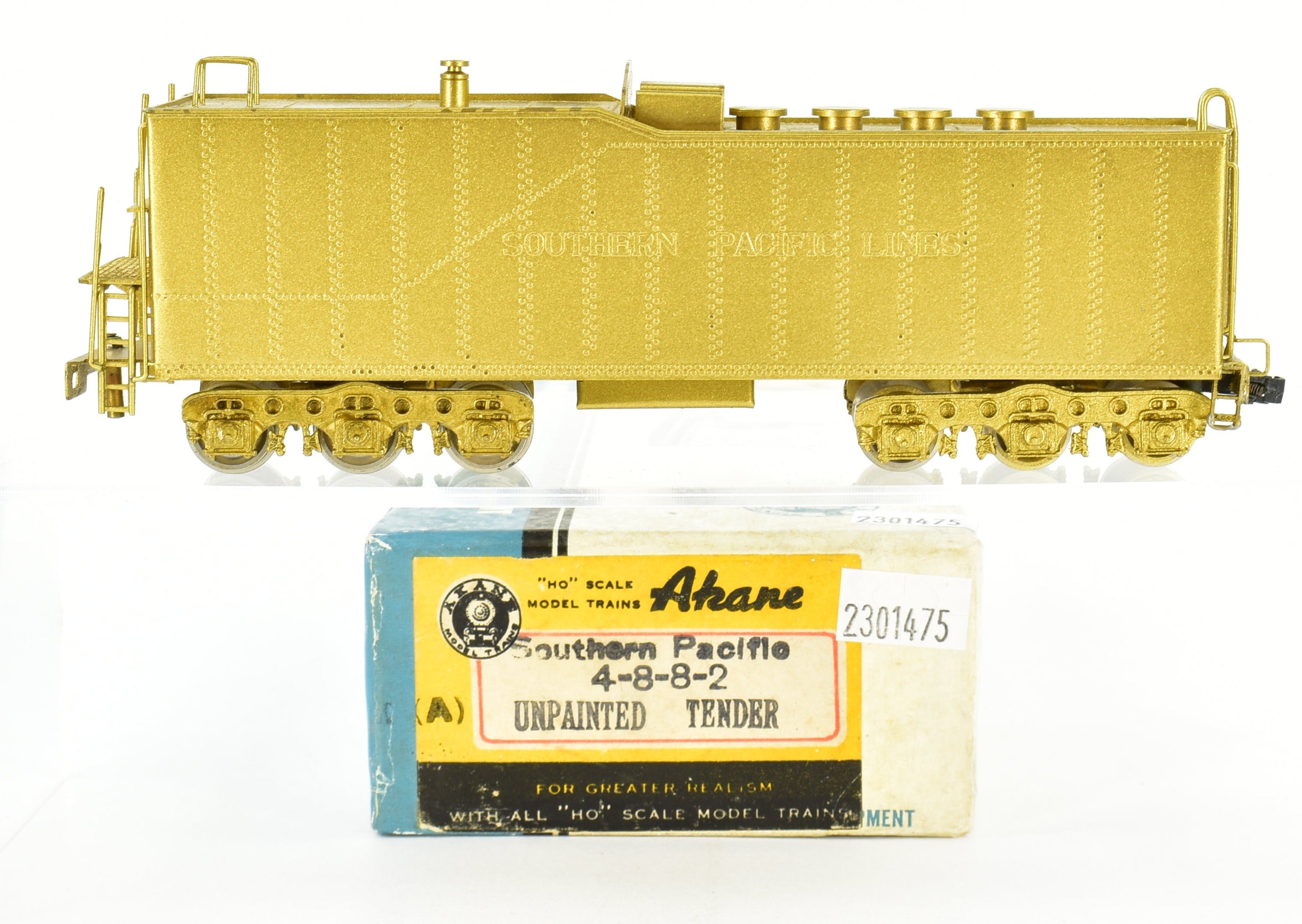 HO Scale Brass Akane SP Model - Southern Pacific Cab Forward 4-8-8-2 Tender Only for Model Train Enthusiasts