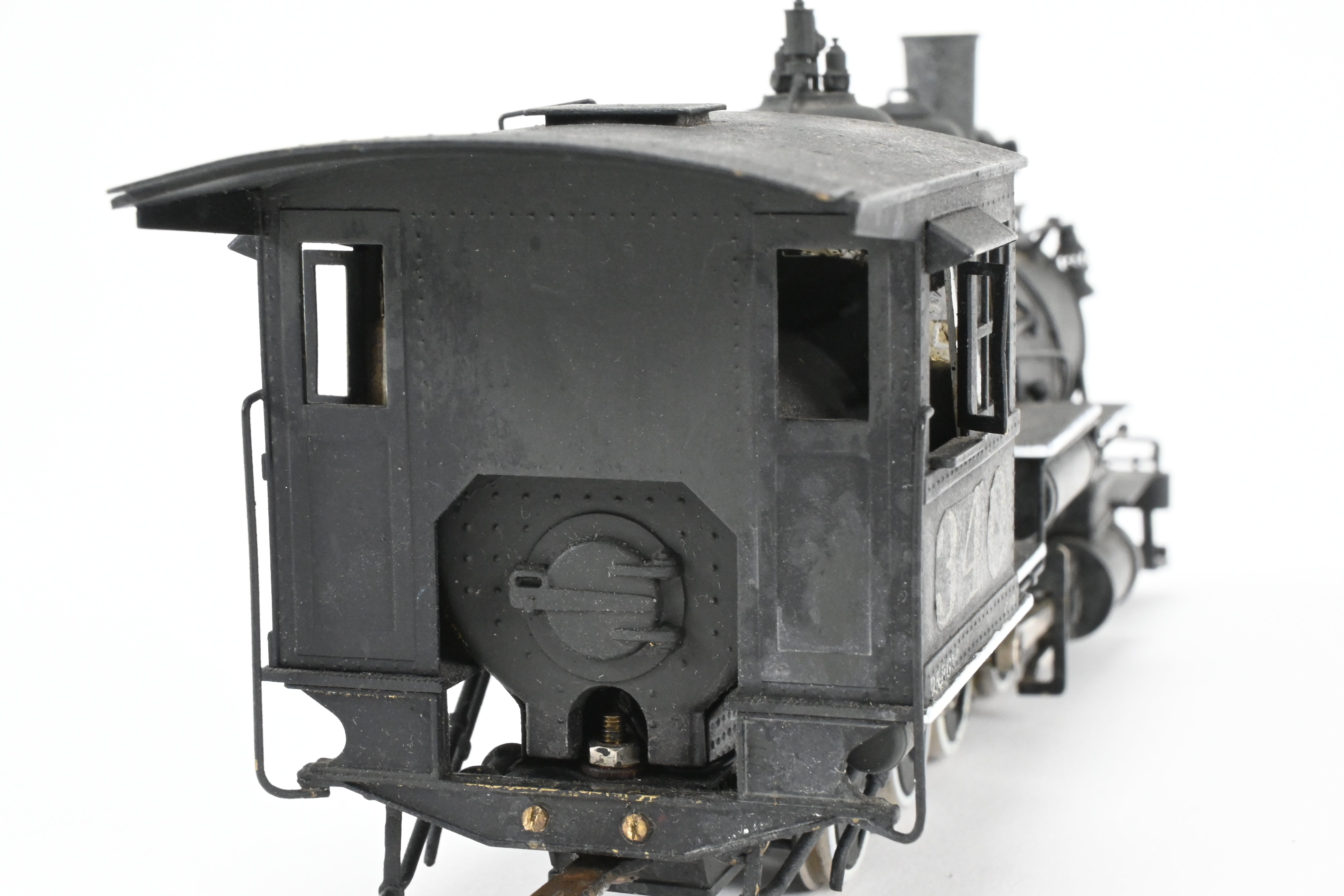 On3 Scale Brass Balboa Model Train - Denver & Rio Grande Western C-19 2-8-0 Class, Weathered CP #340 Replica