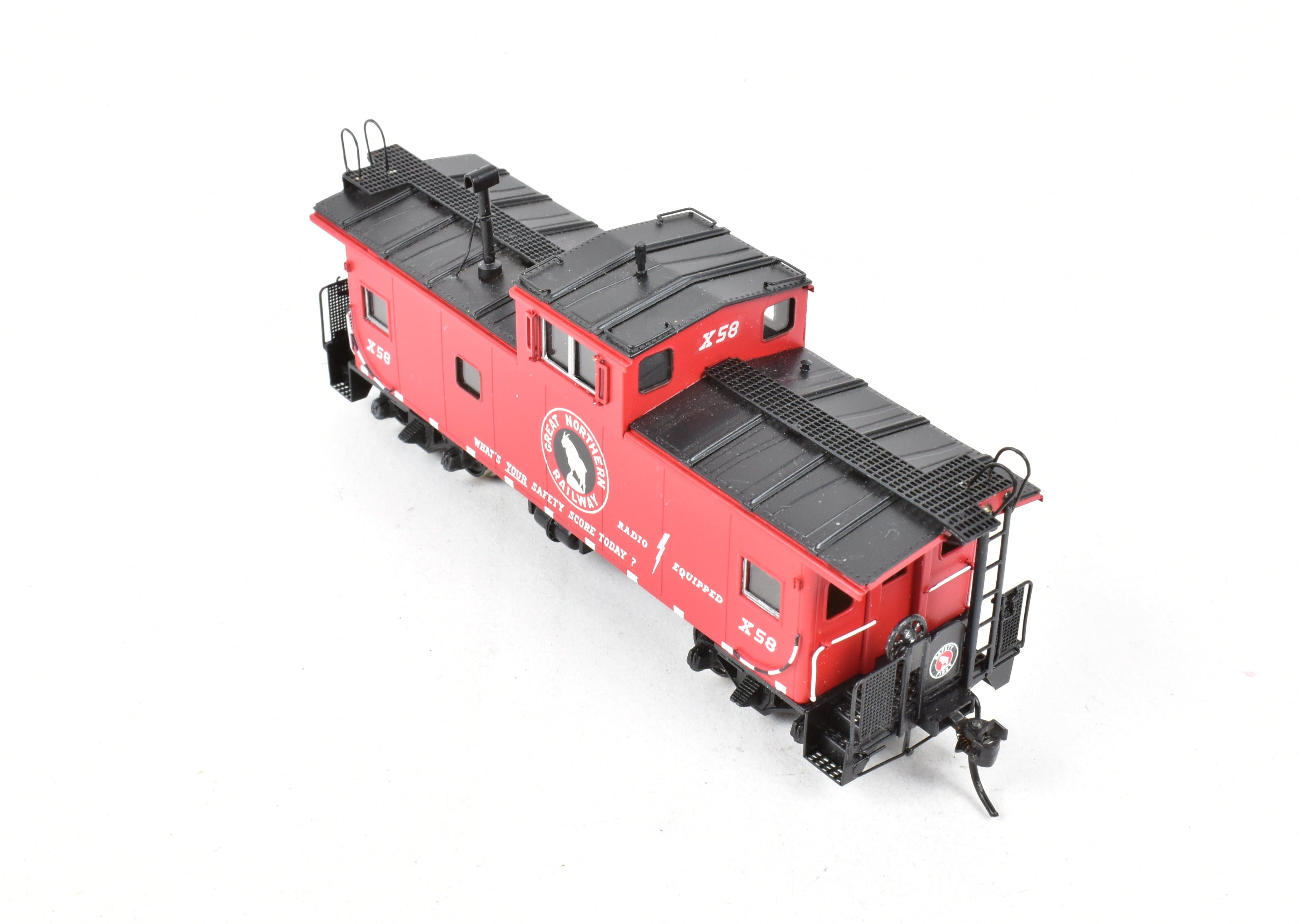 HO Scale Brass Model of the Oriental Limited Great Northern CON X Caboose X41 - 95 Class FP for Model Train Enthusiasts