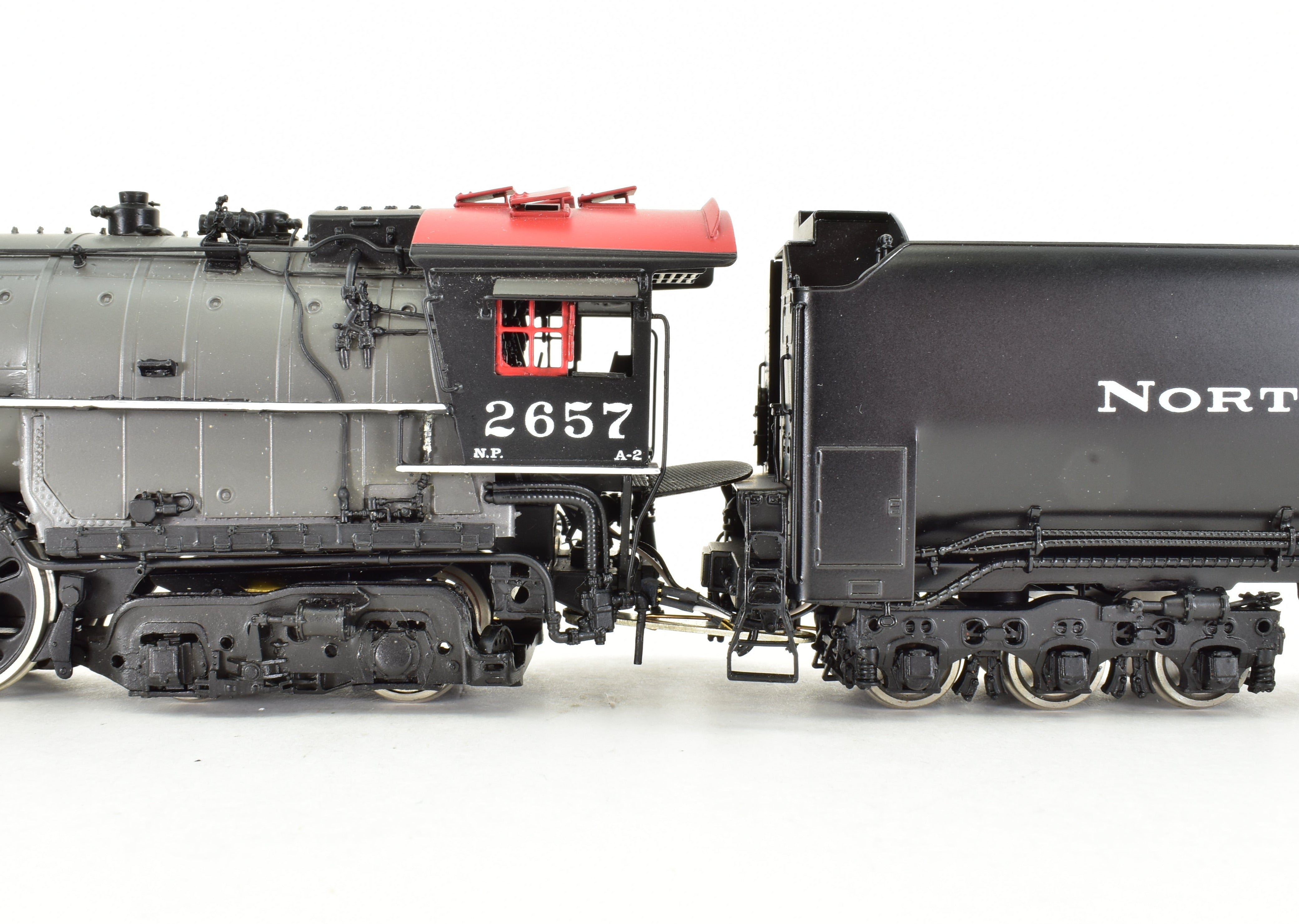 HO Scale Brass Model Train - W&R Enterprises NP Northern Pacific Class A-2 4-8-4 Limited Edition No. 3 with TCS DCC & Sound System