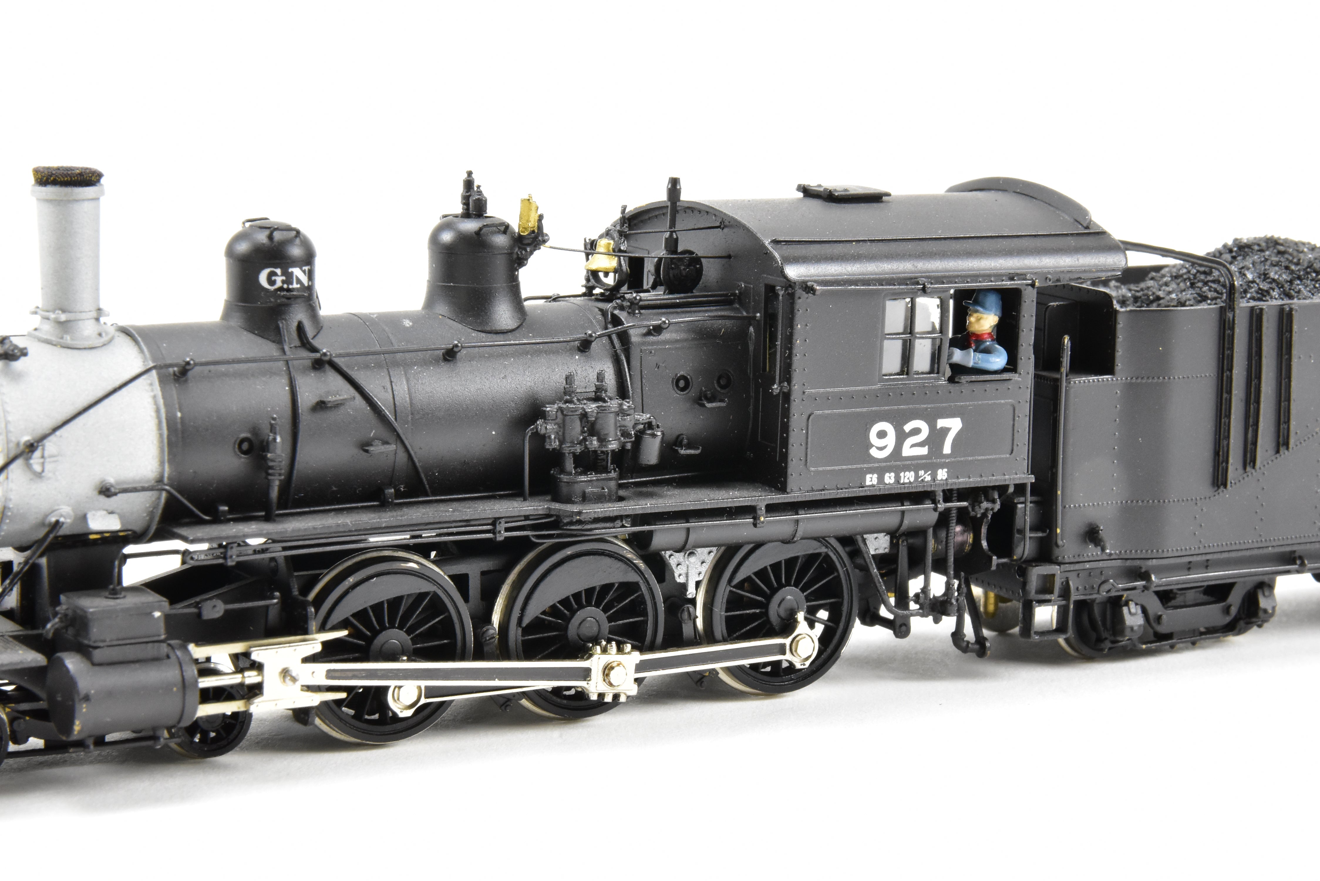 High - Quality HO Scale Brass Pacific Fast Mail (PFM) United Great Northern E - 6 4 - 6 - 0 Ten Wheeler Professionally Painted Model Locomotive #927