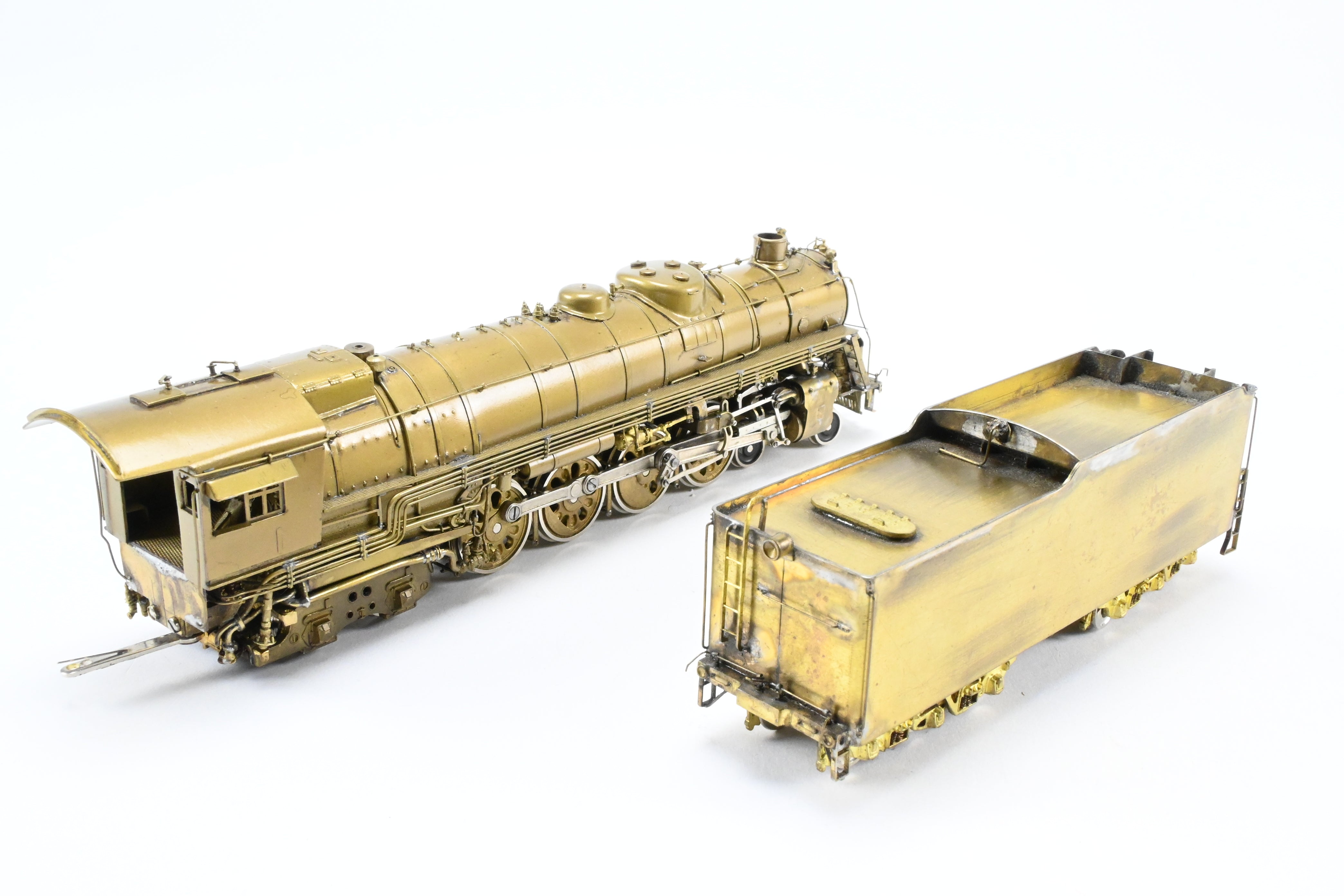 HO Scale Brass Hallmark Models SLSF - Frisco 4500 Class Dual Service Series 4-8-4 Custom Model Engine Driven by Joe G. Collias